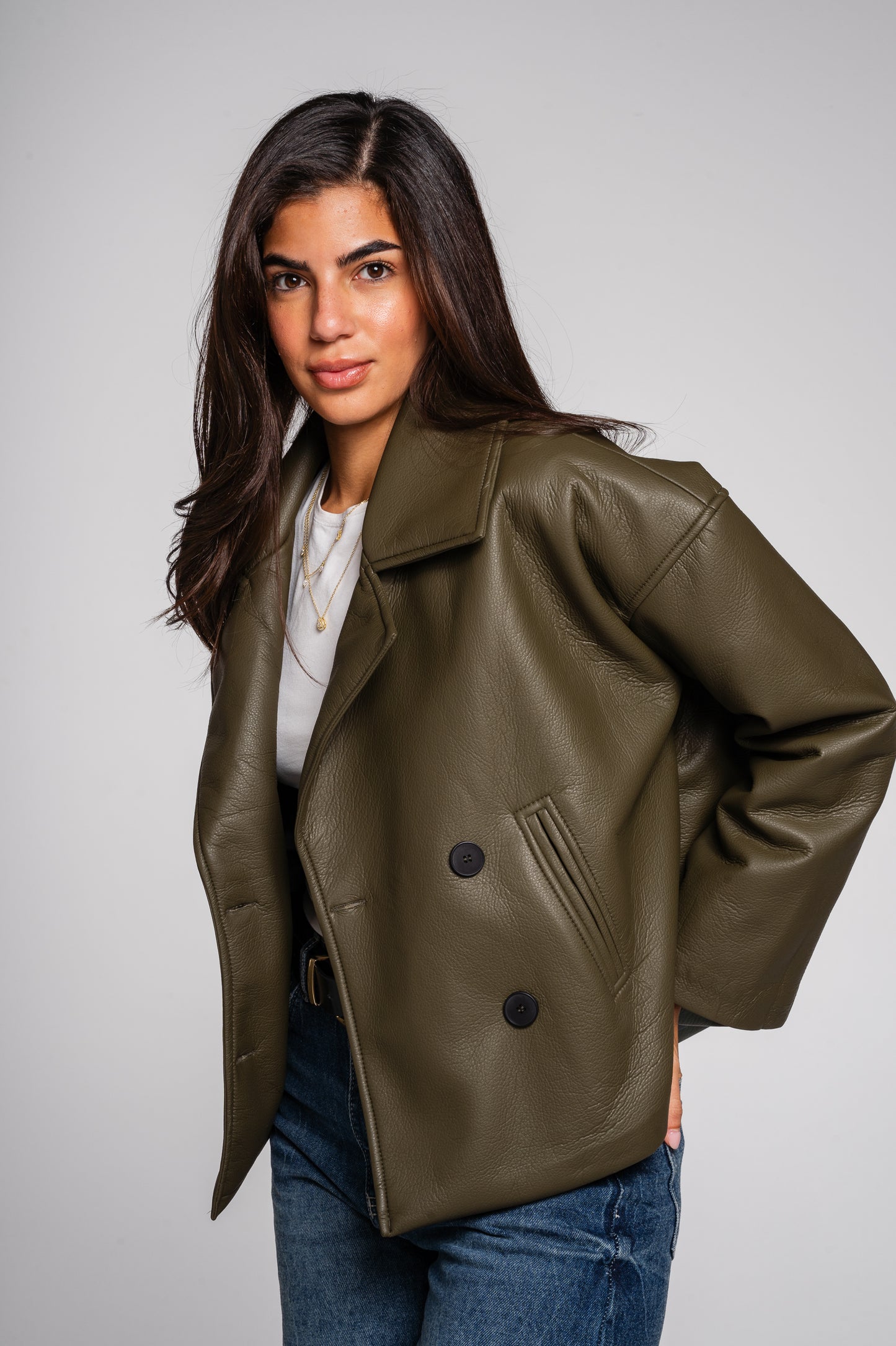 After Glow Jacket in Olive