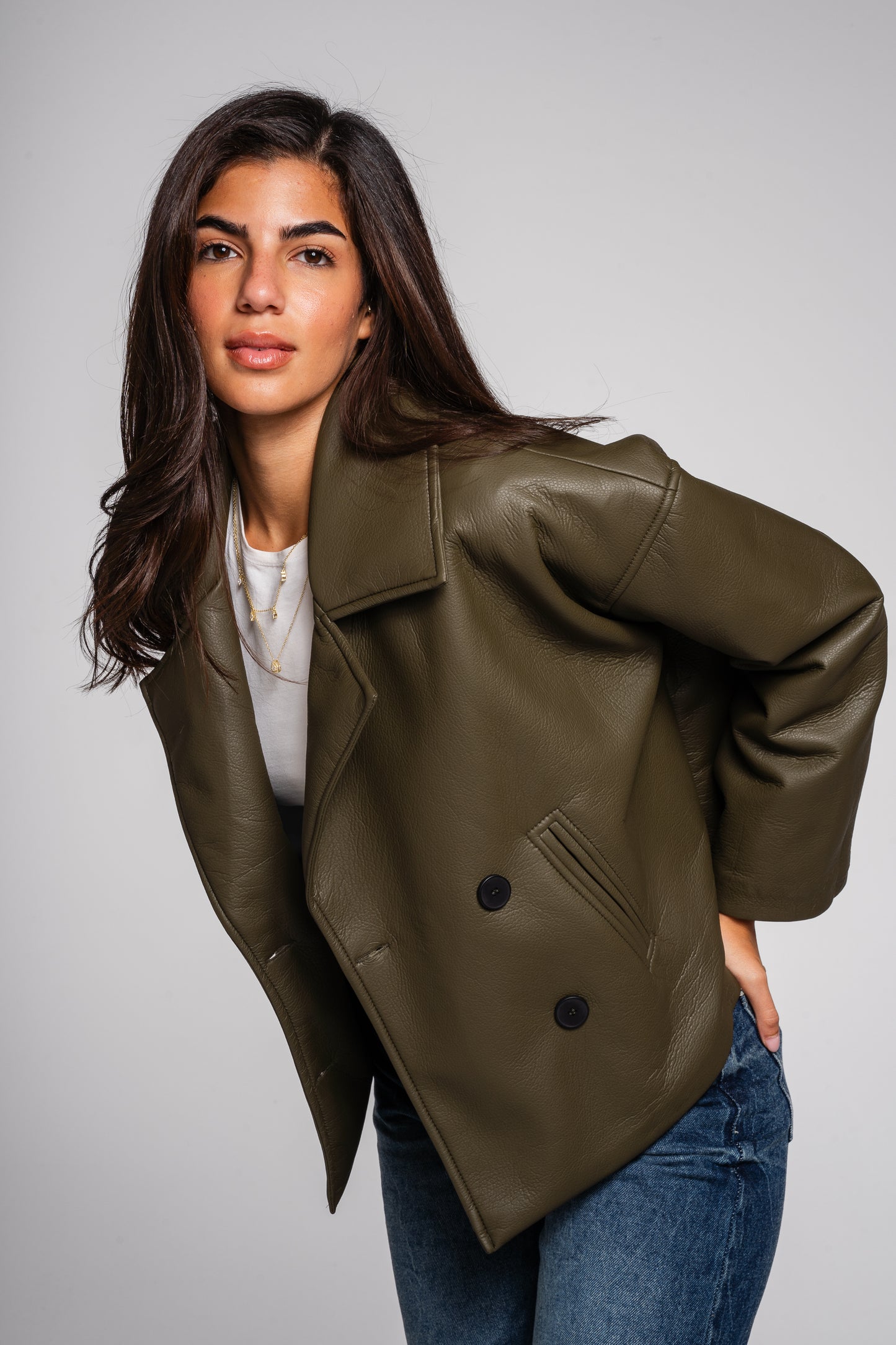 After Glow Jacket in Olive