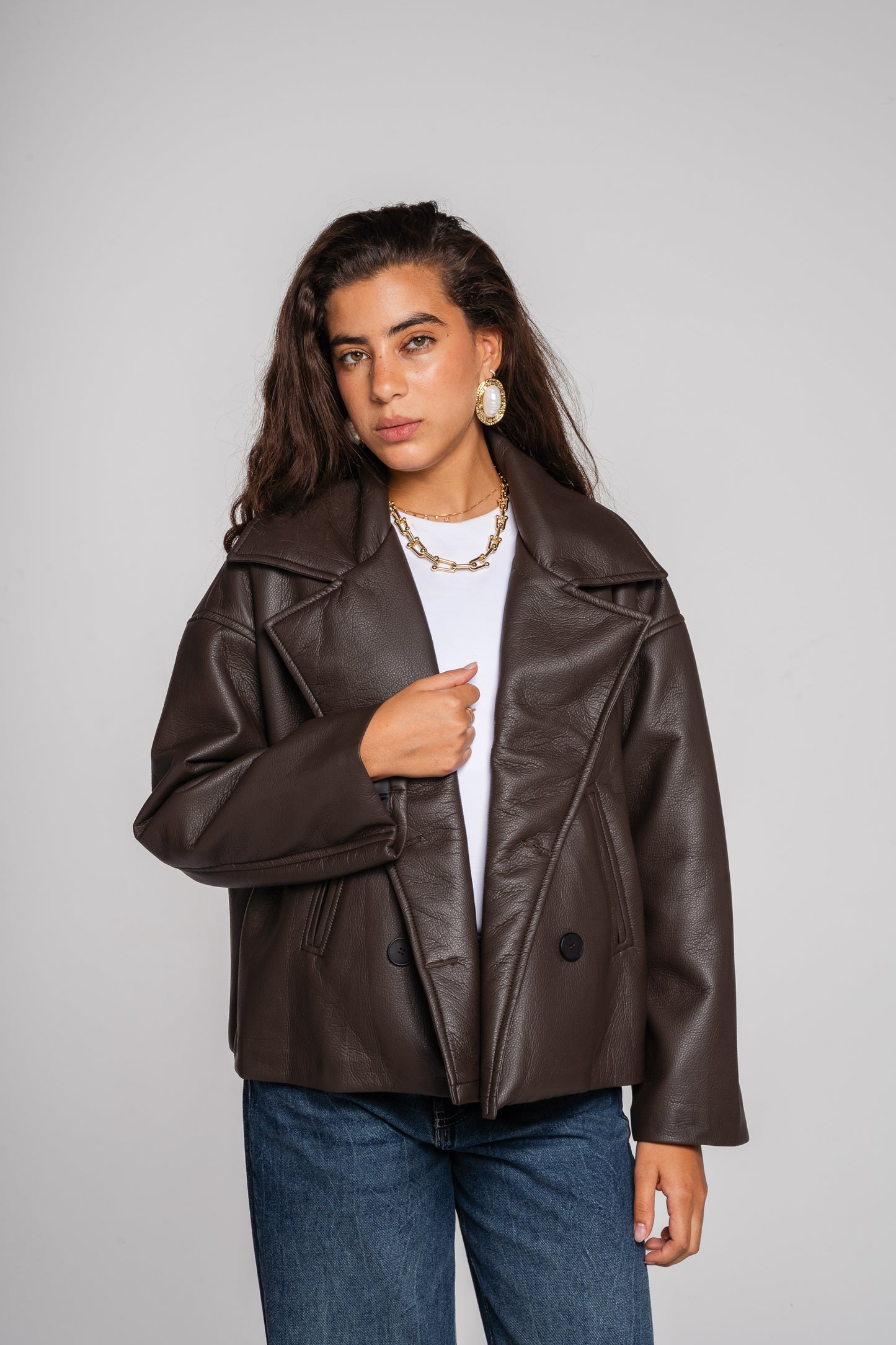 After Glow Jacket in Brown