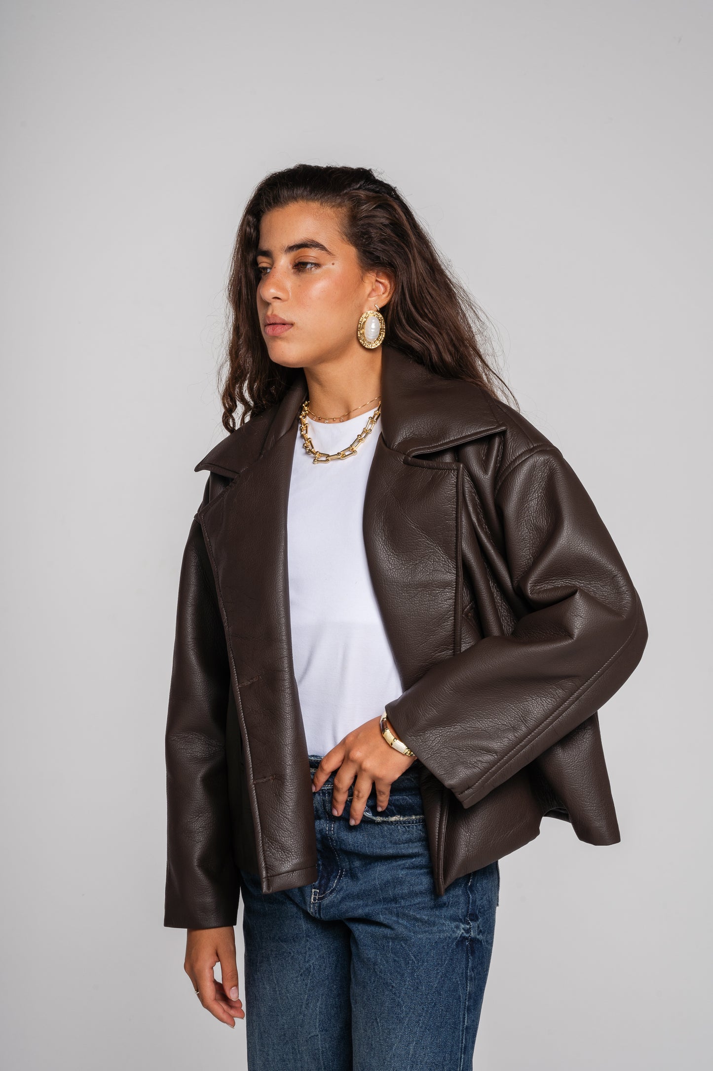 After Glow Jacket in Brown