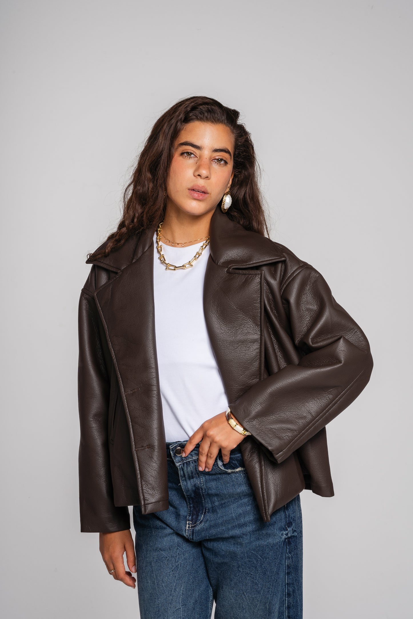 After Glow Jacket in Brown
