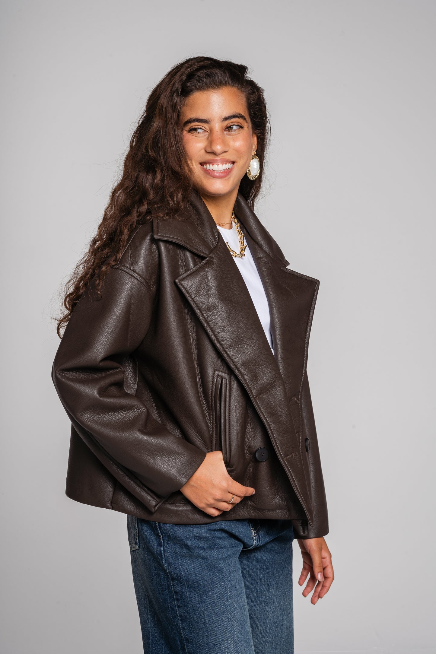 After Glow Jacket in Brown