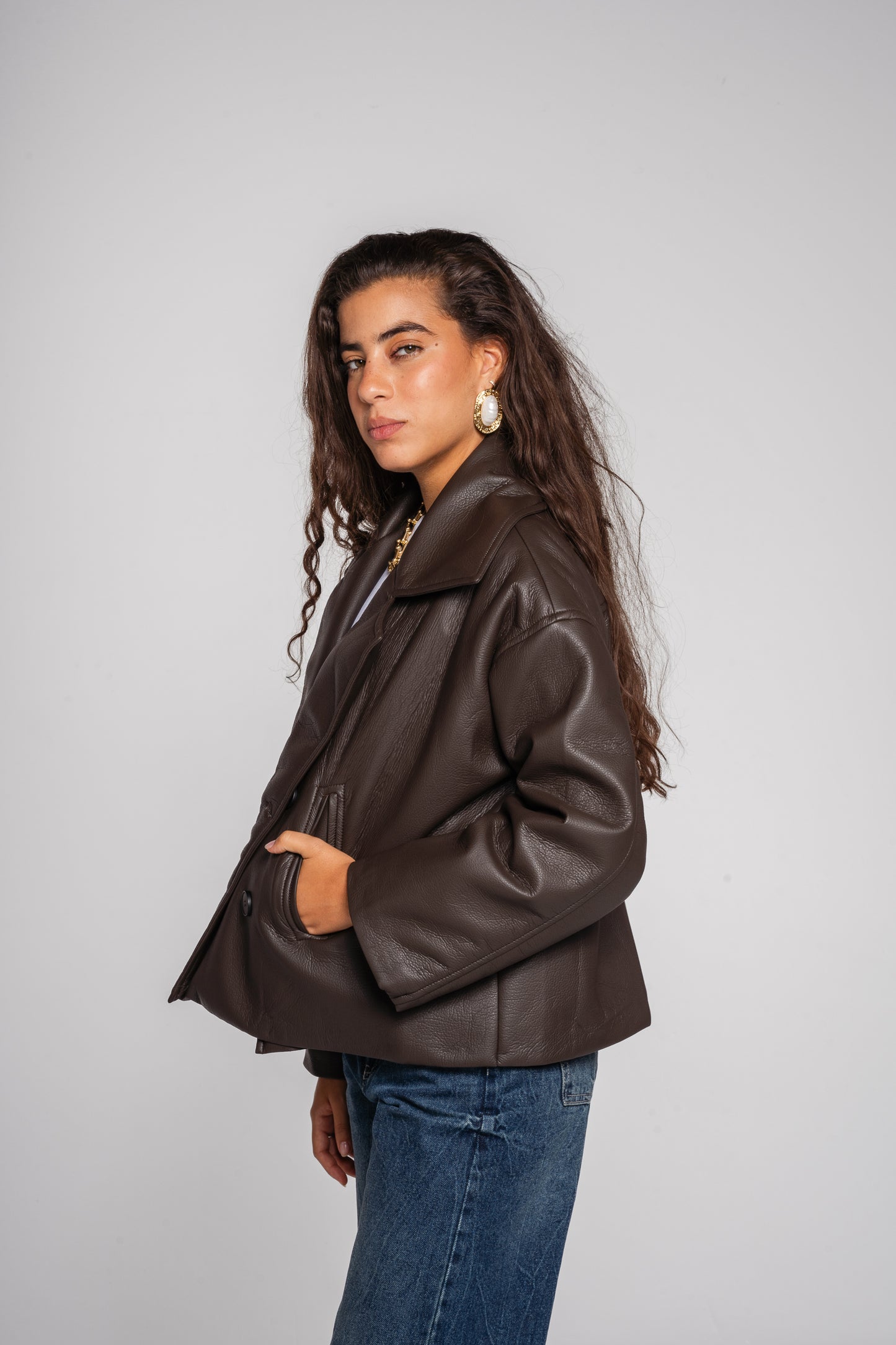 After Glow Jacket in Brown