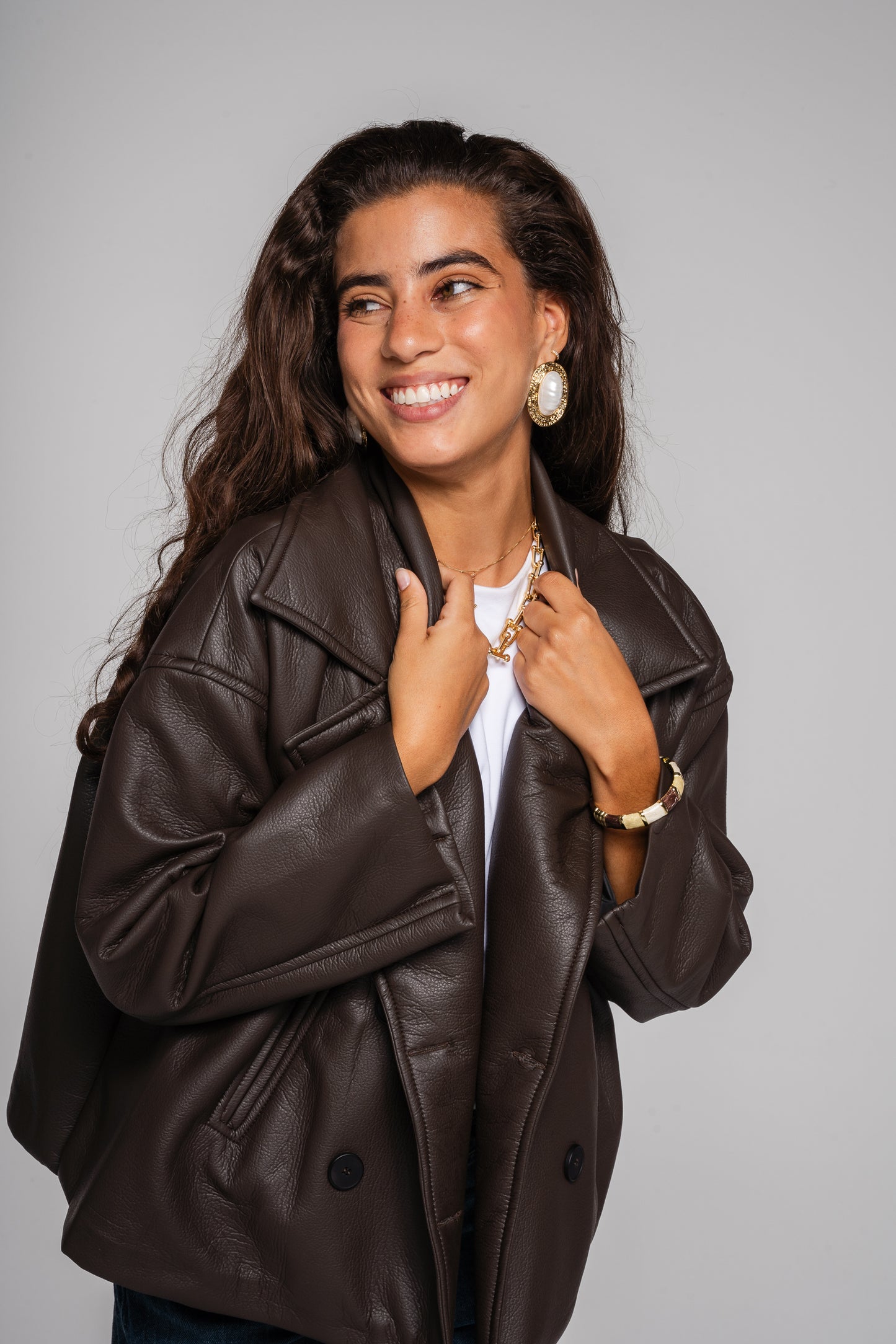 After Glow Jacket in Brown