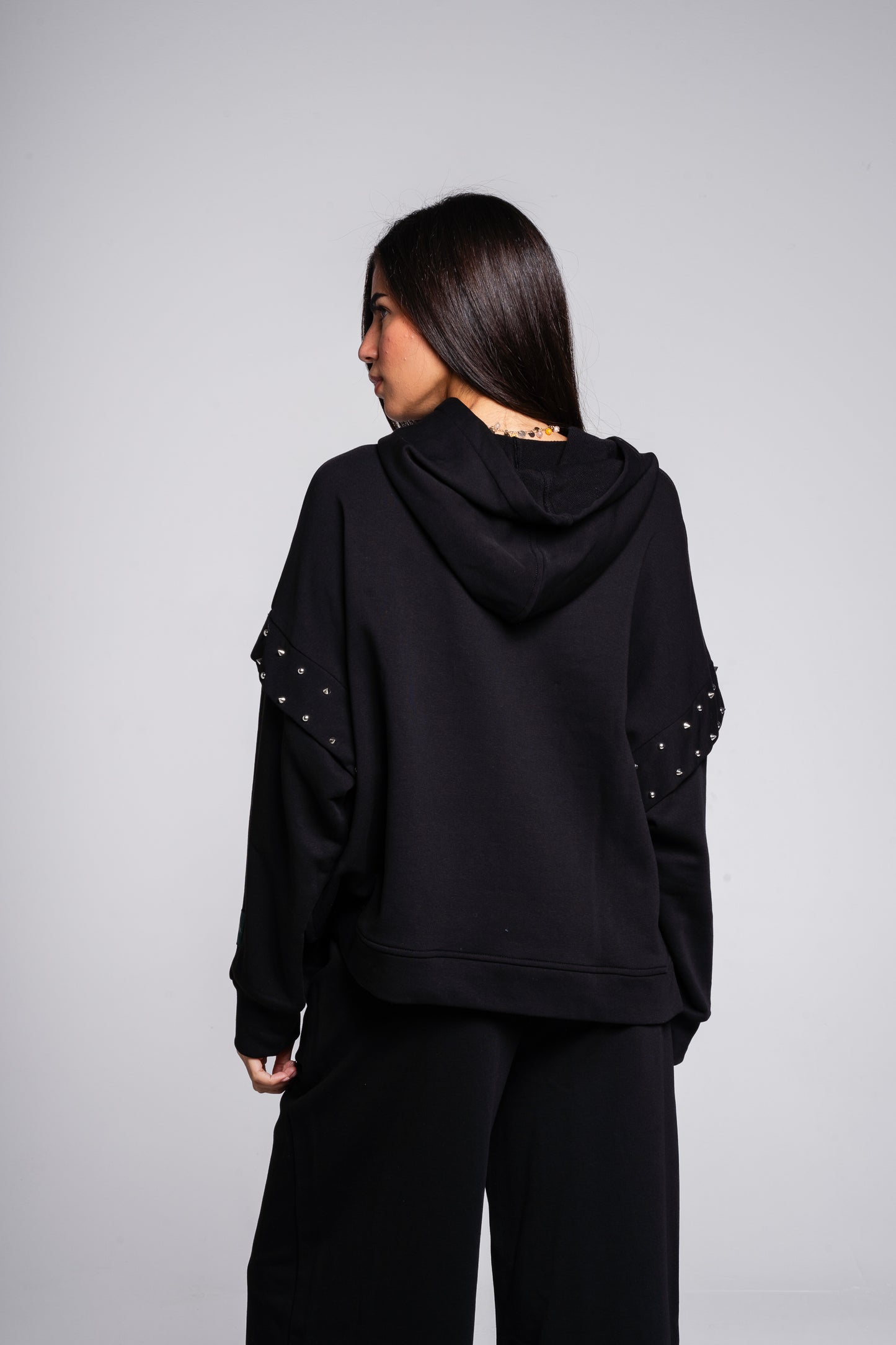 Studded Easy Set in black