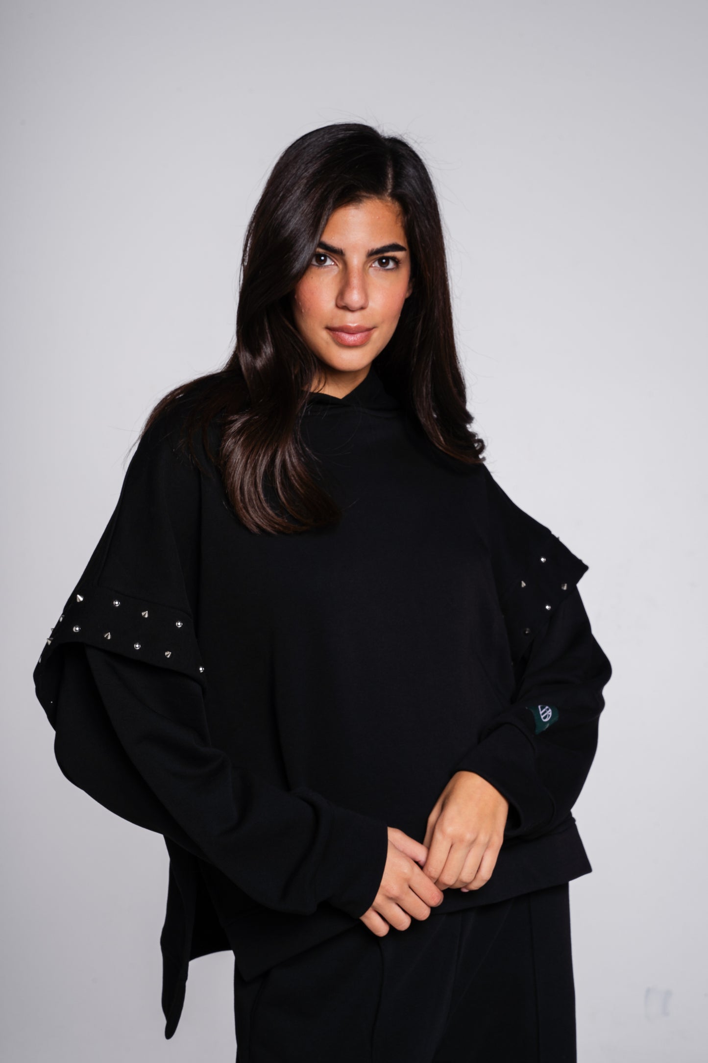 Studded Easy Set in black