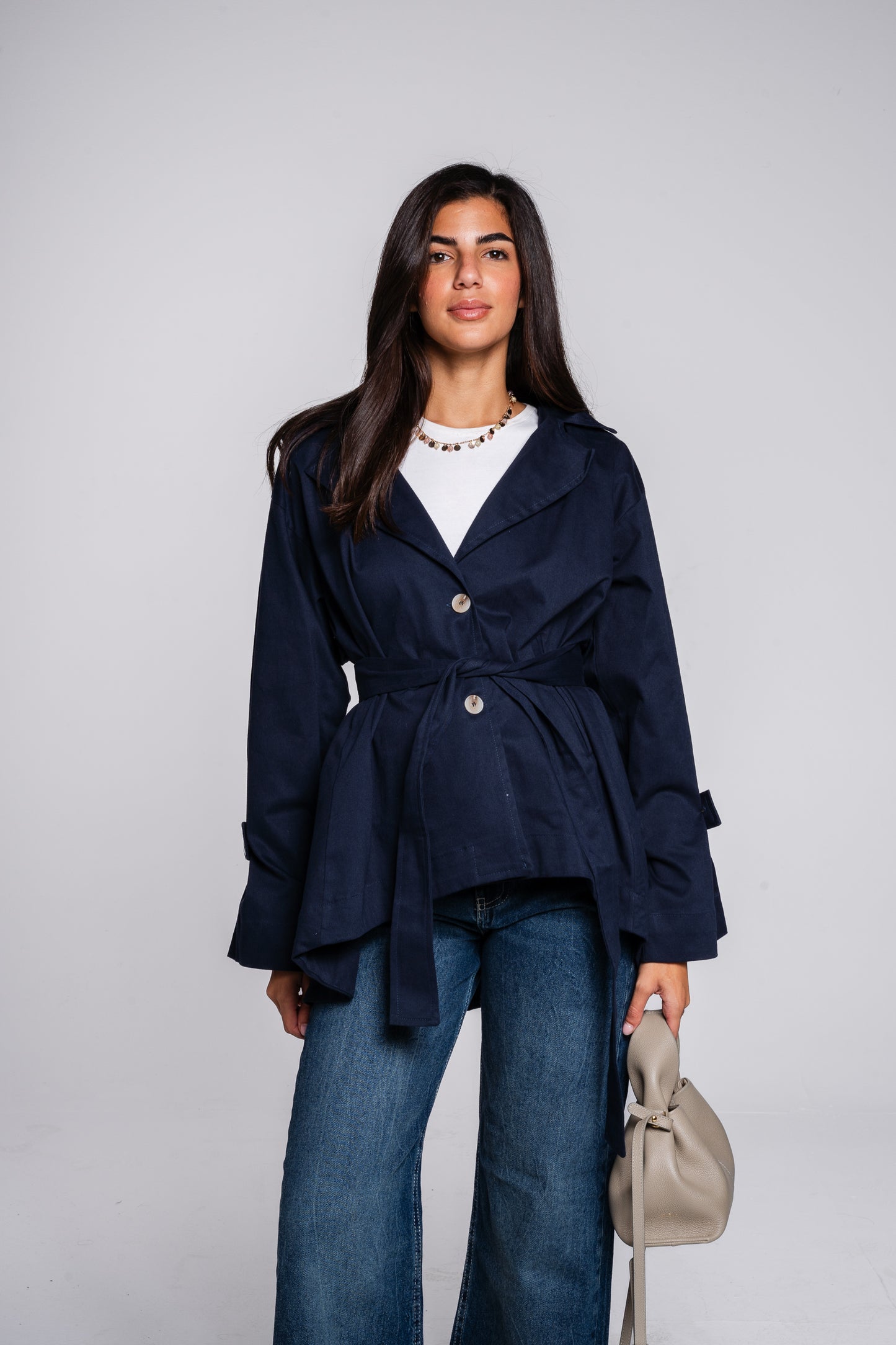 Luca jacket in Navy