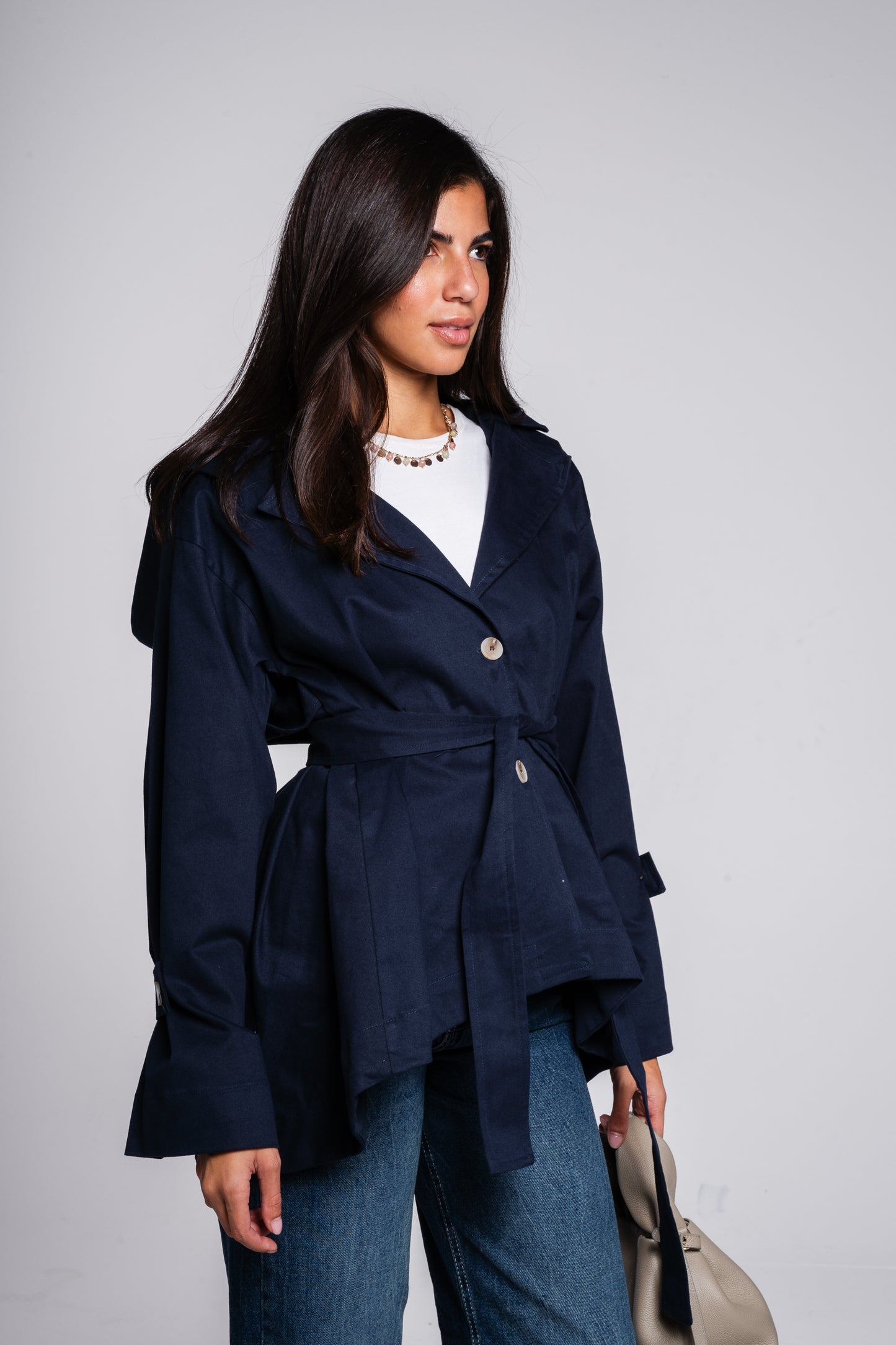 Luca jacket in Navy