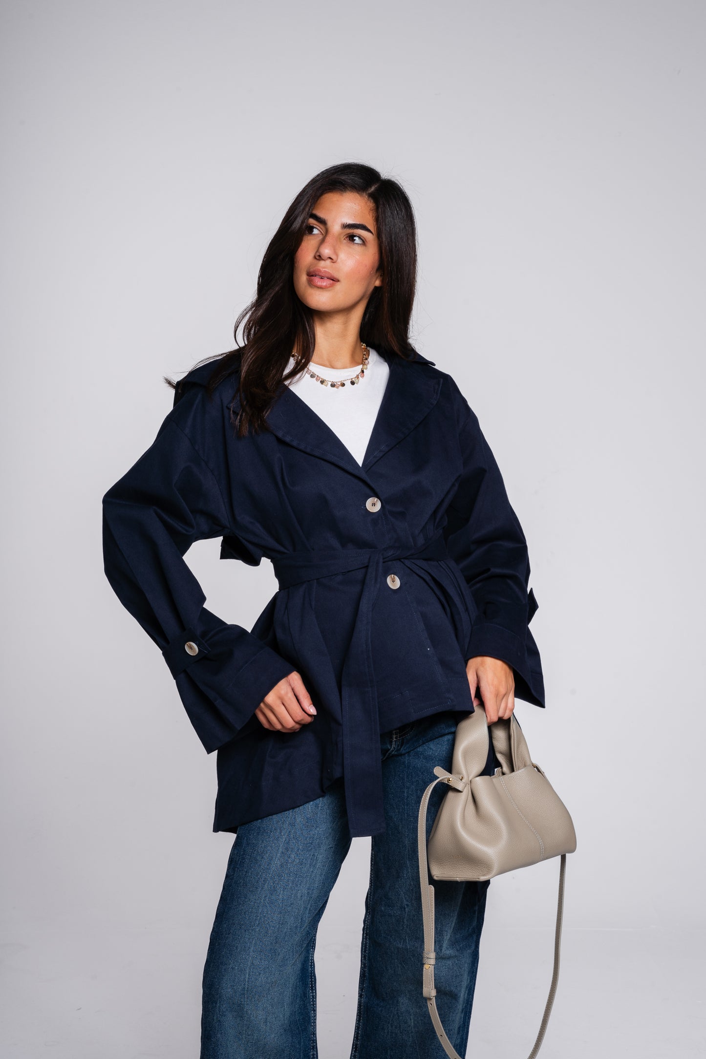 Luca jacket in Navy