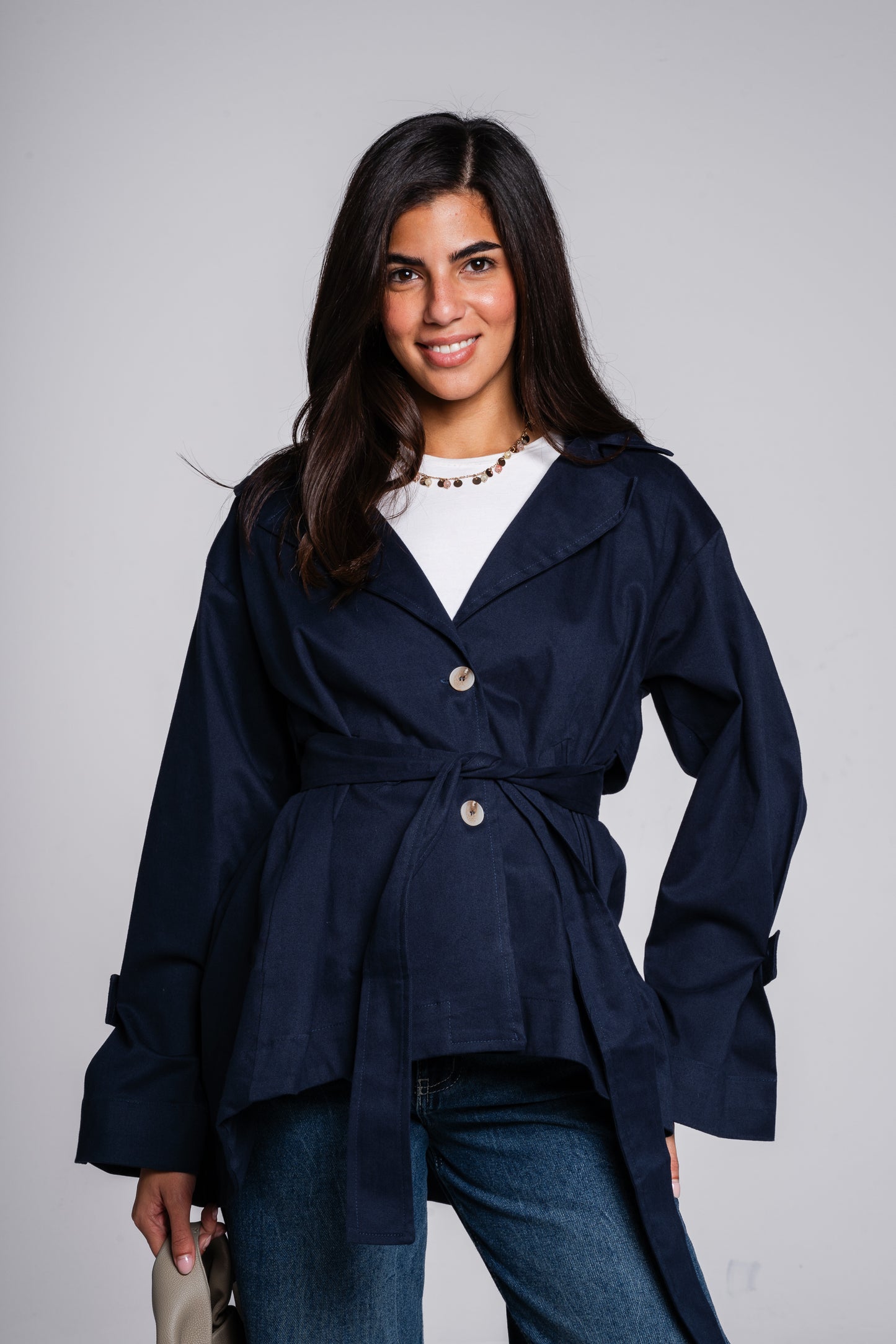 Luca jacket in Navy