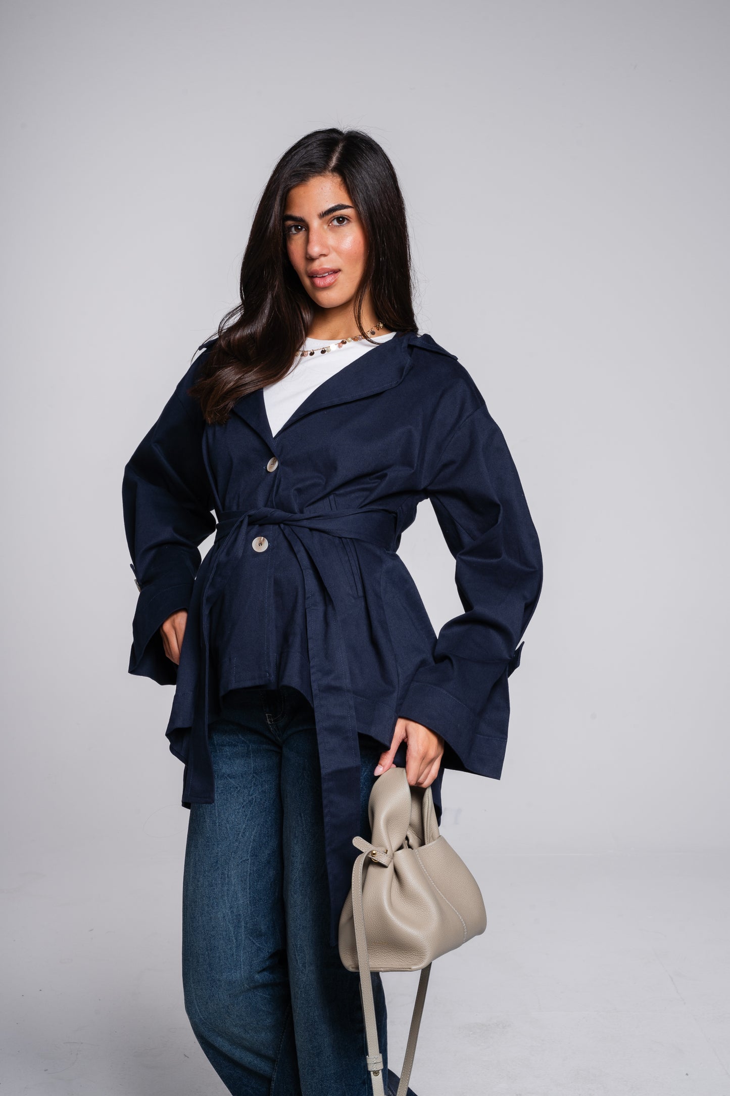 Luca jacket in Navy