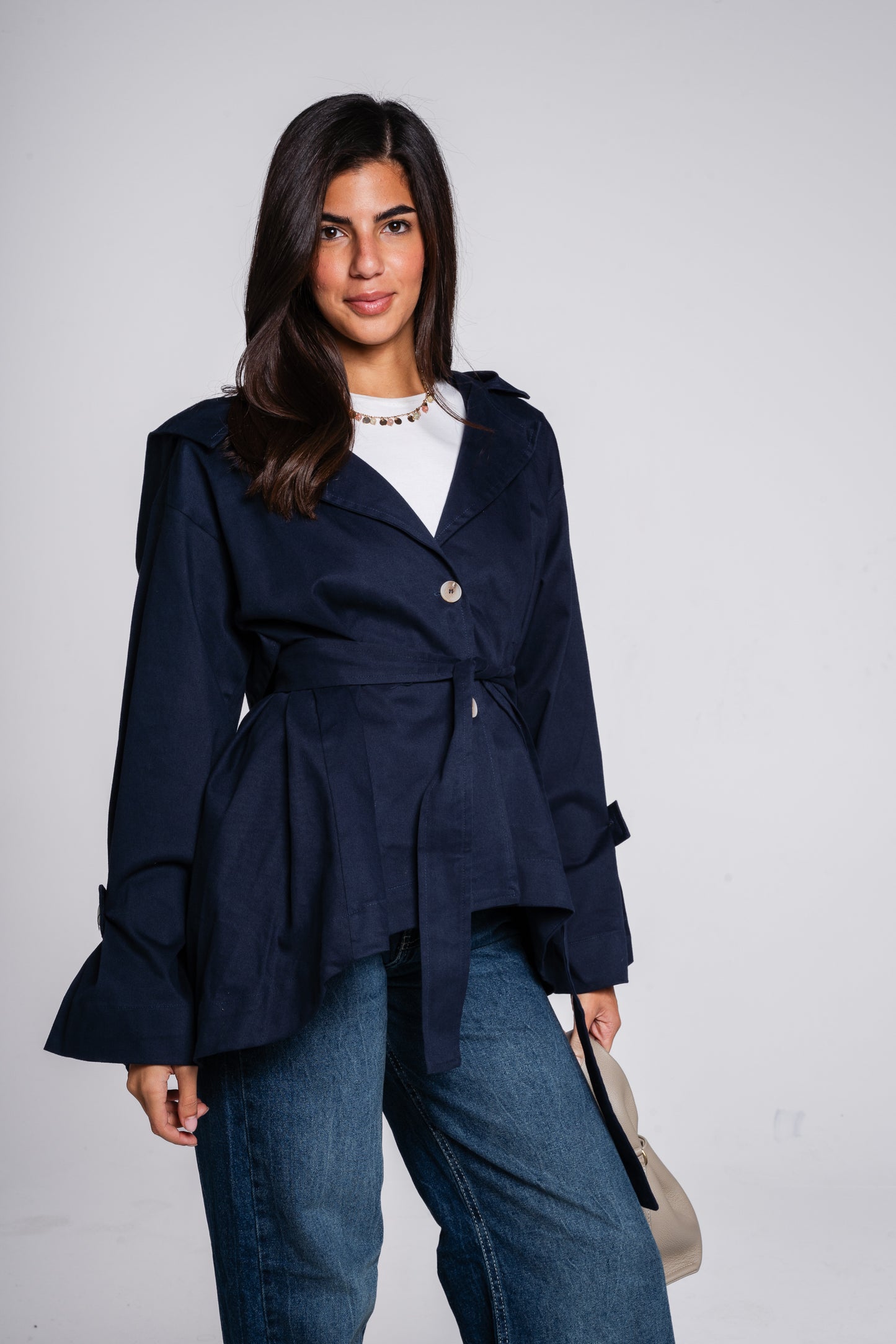 Luca jacket in Navy