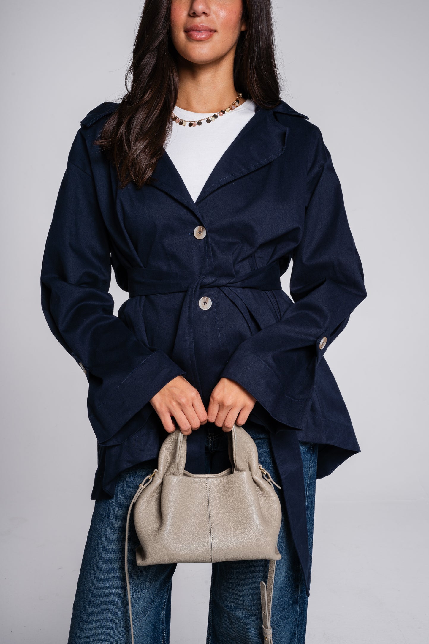 Luca jacket in Navy