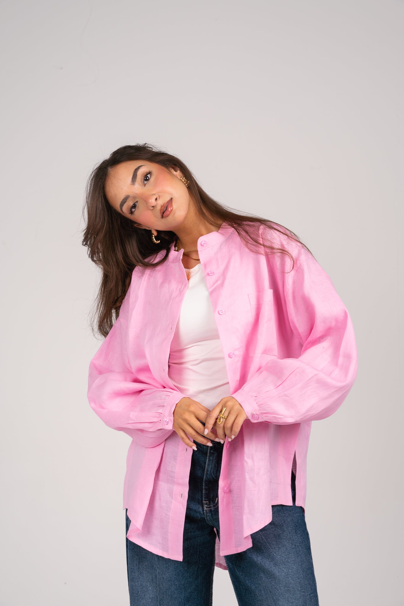 Golden hour shirt in Pink
