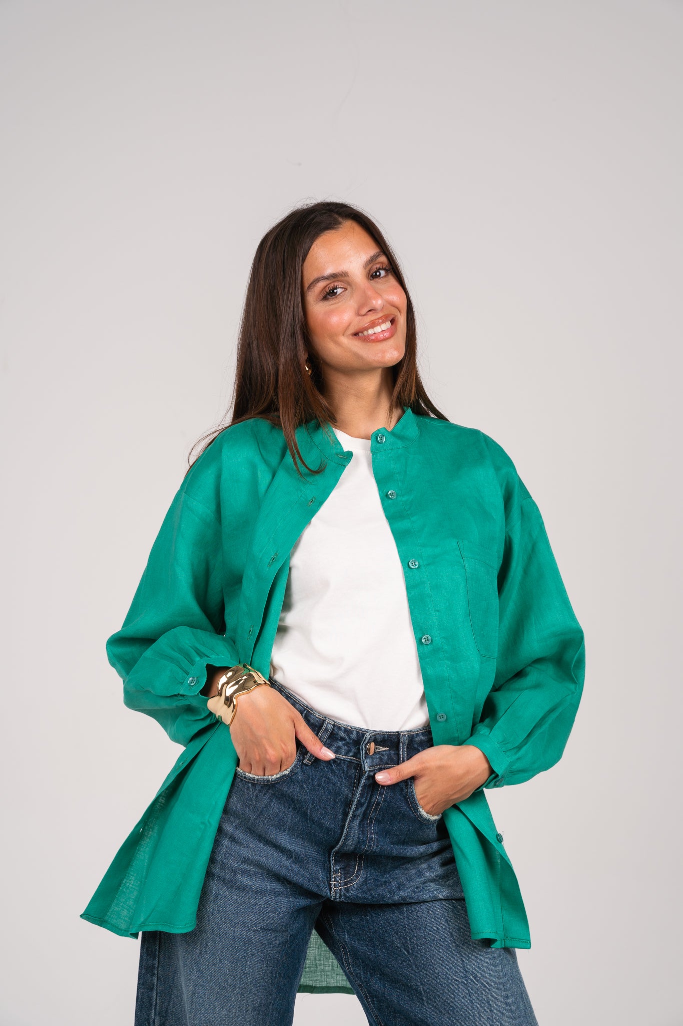 Golden hour shirt in Green