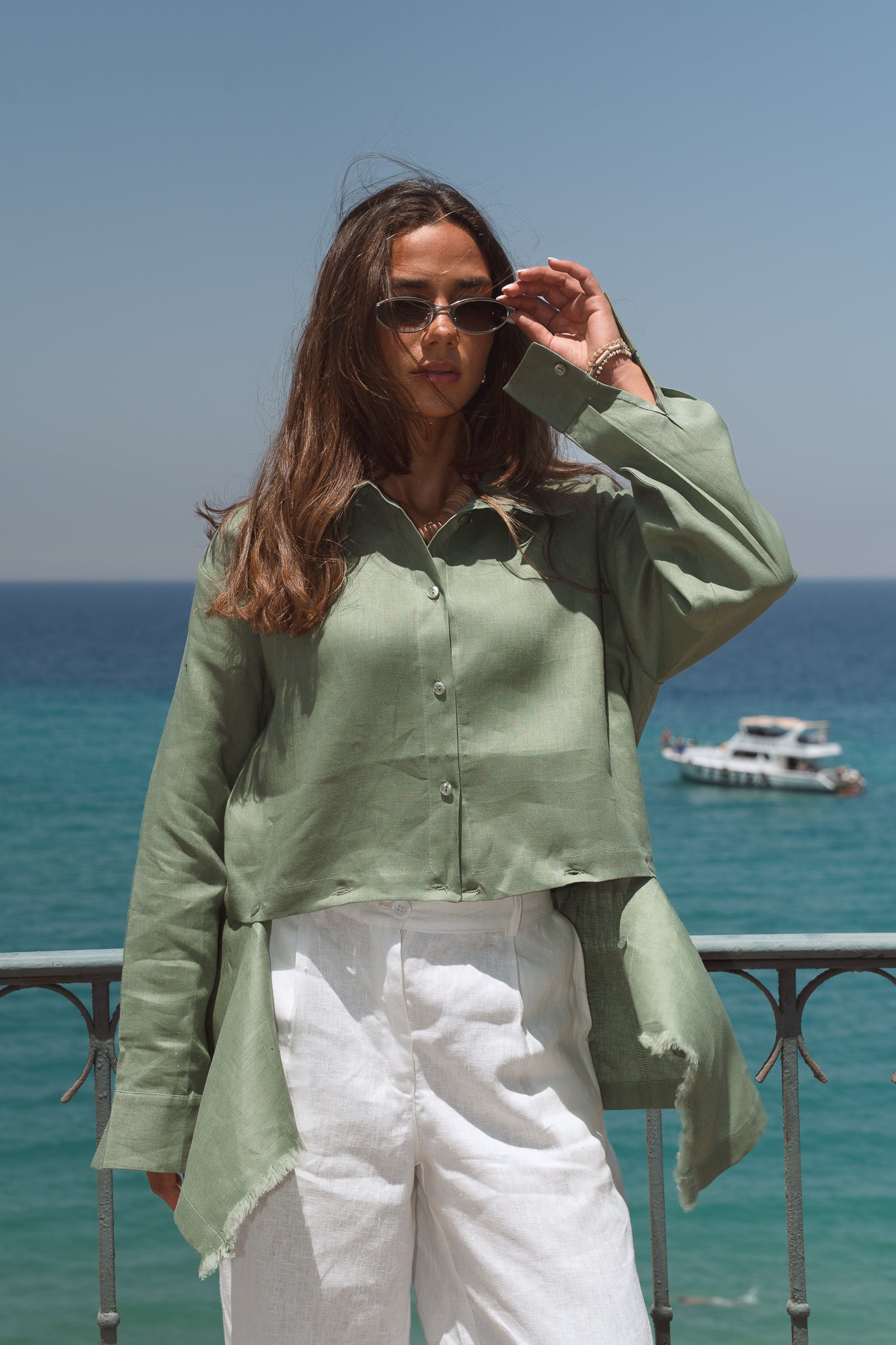 Golden Muse in Olive