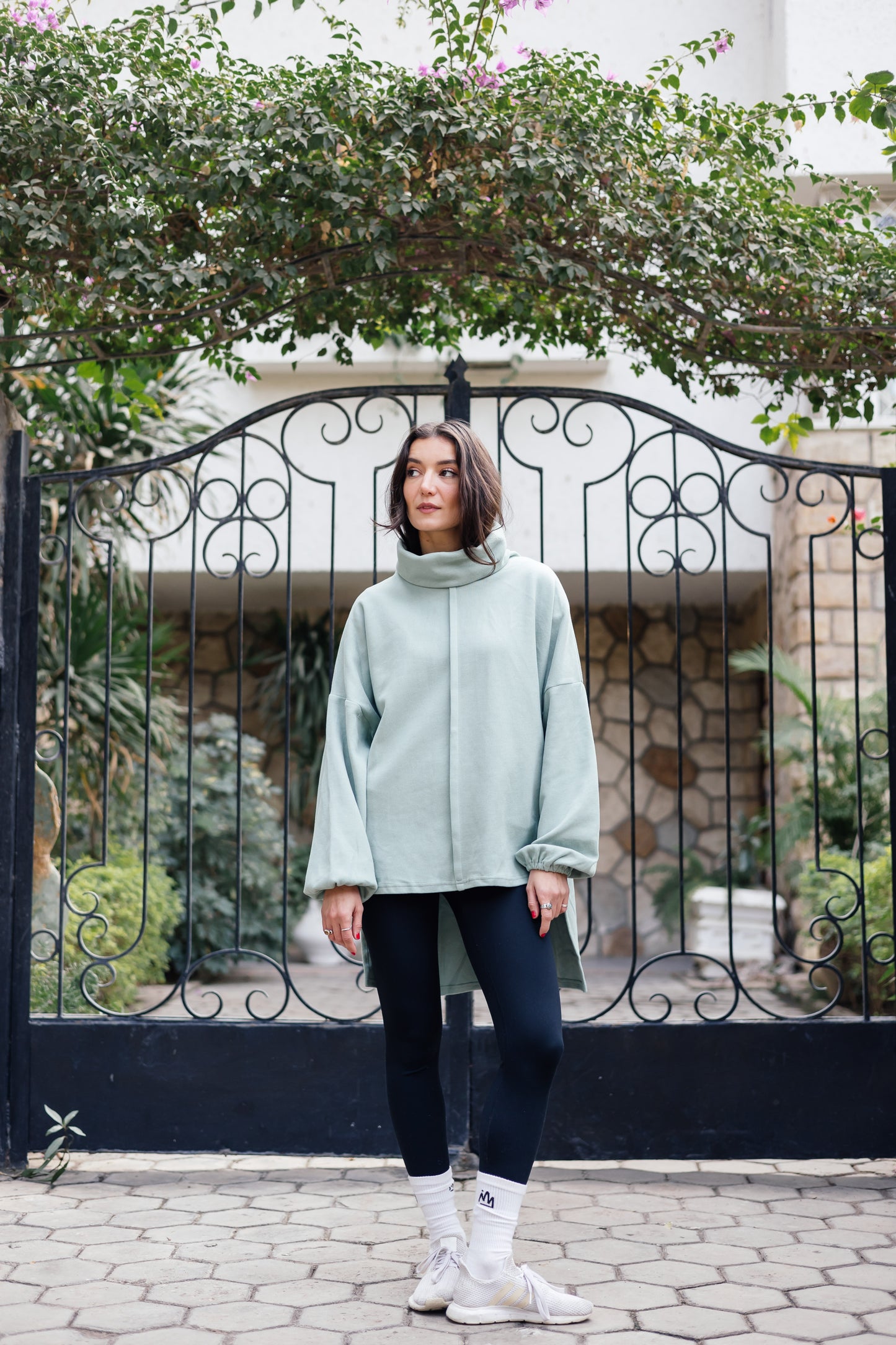 All i need pullover in mint