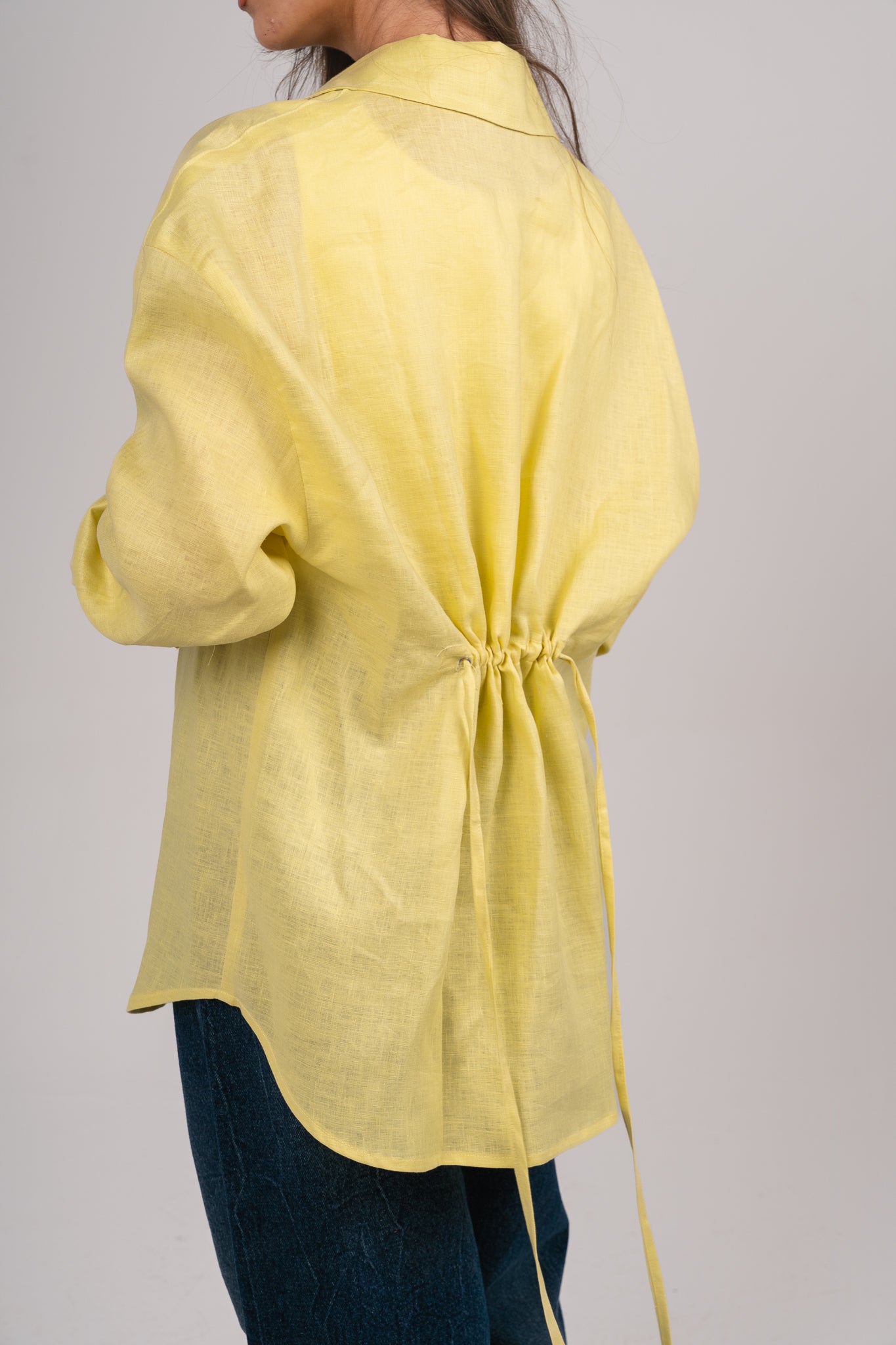 Wrap it shirt in Yellow