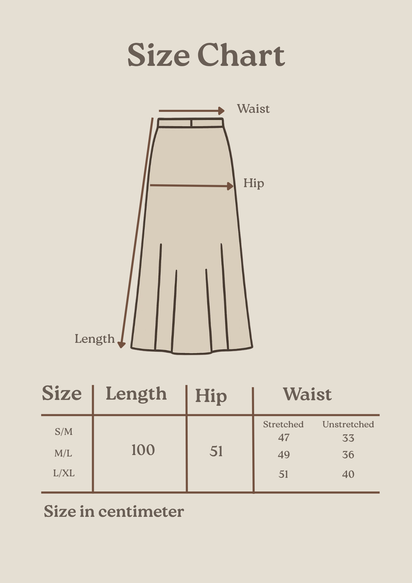 Sweet Pea Skirt in Brown