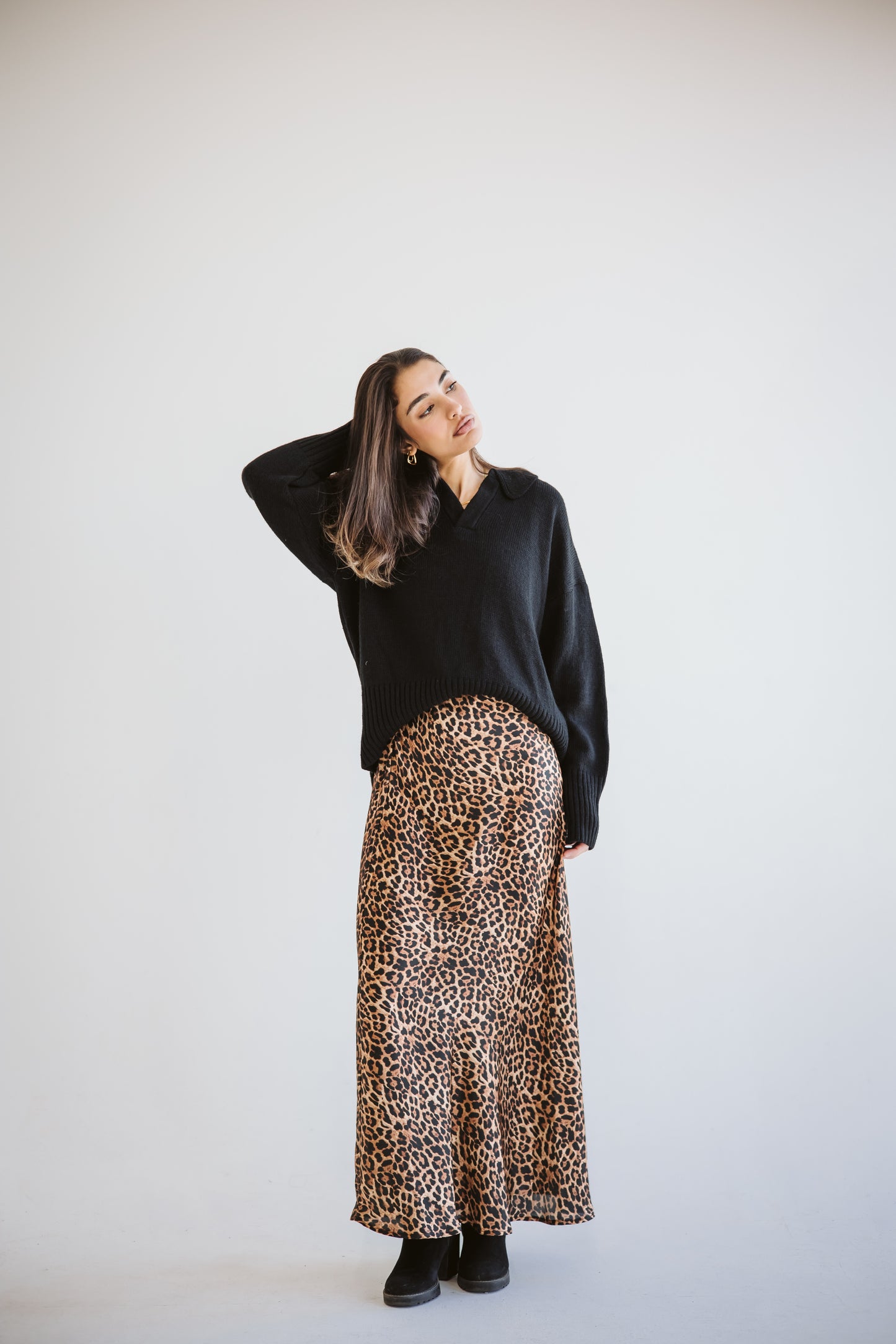 Leopard skirt