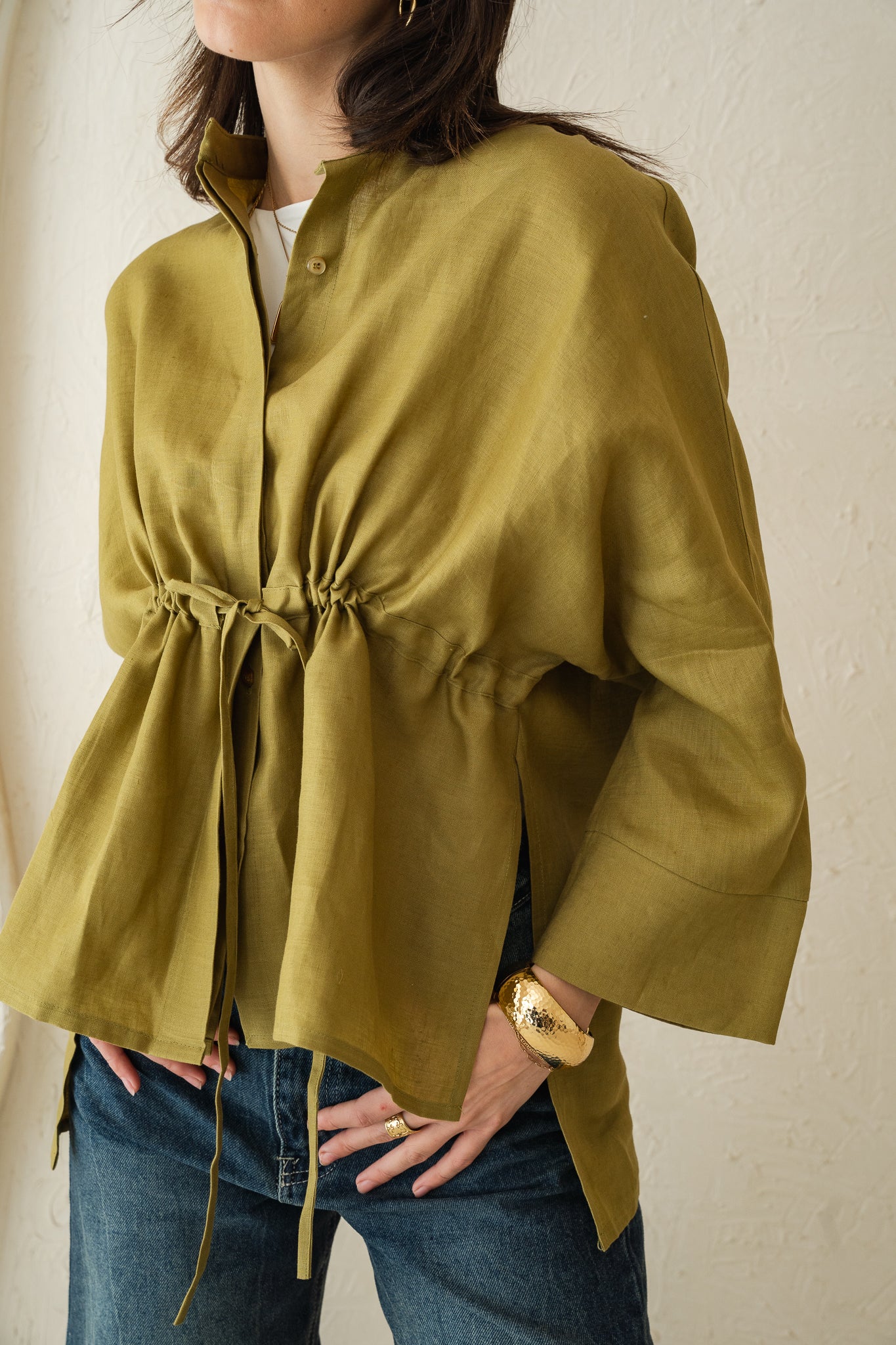 Sun-Kissed Blouse in Lime