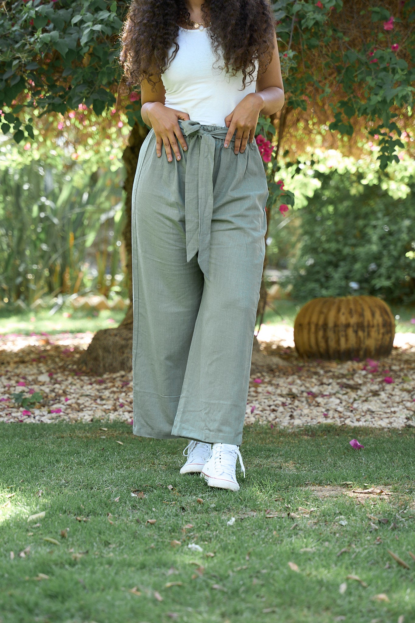 Go-To Linen Pants in Olive