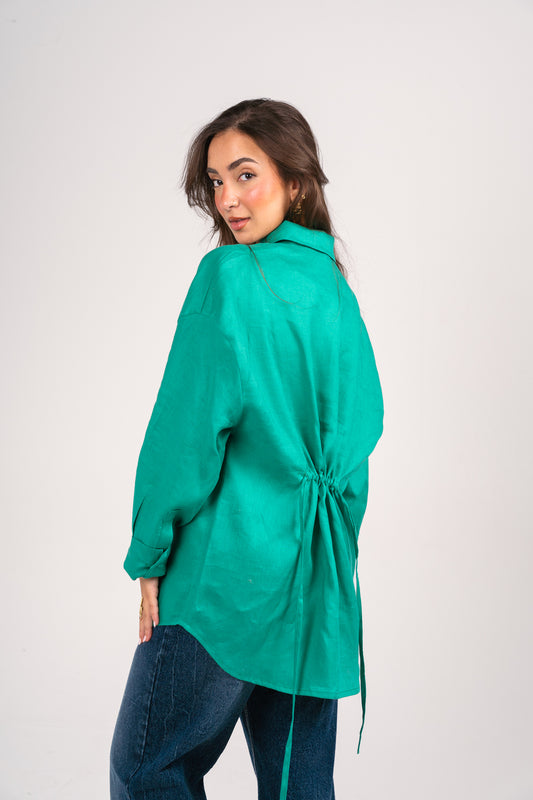 Wrap it shirt in Green