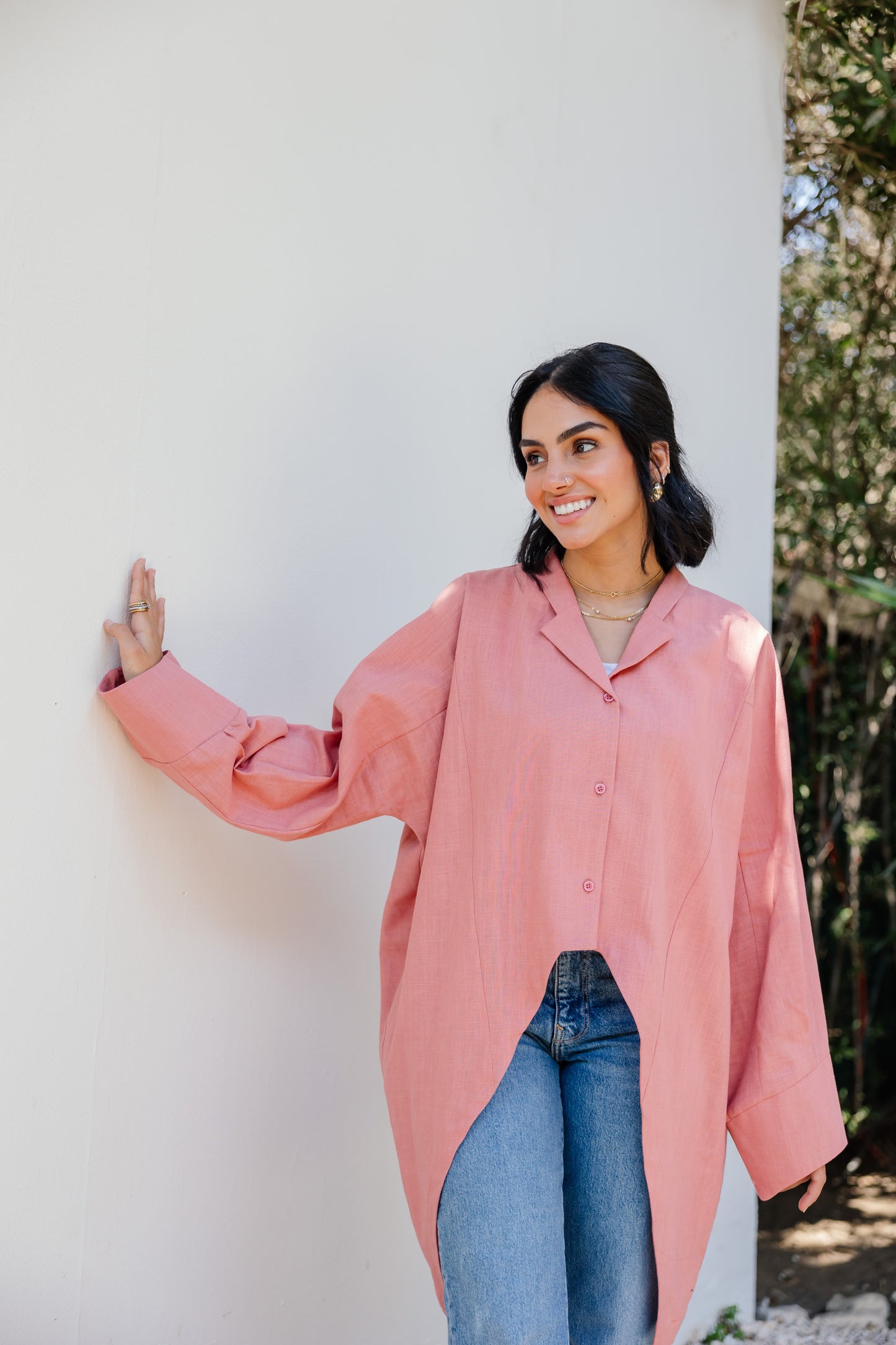 Pretty girl blouse in Peach