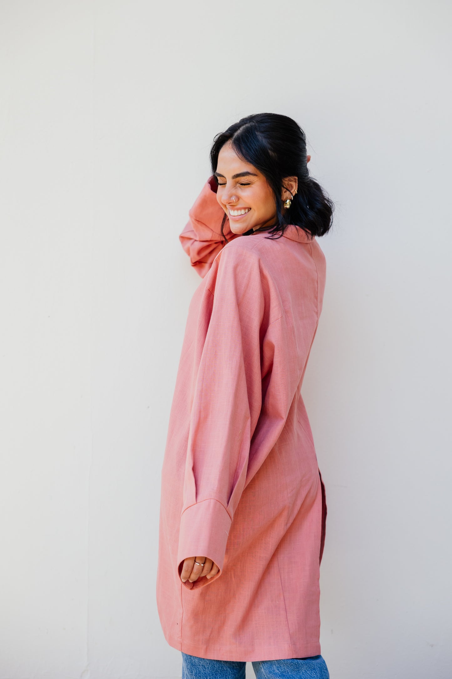 Pretty girl blouse in Peach