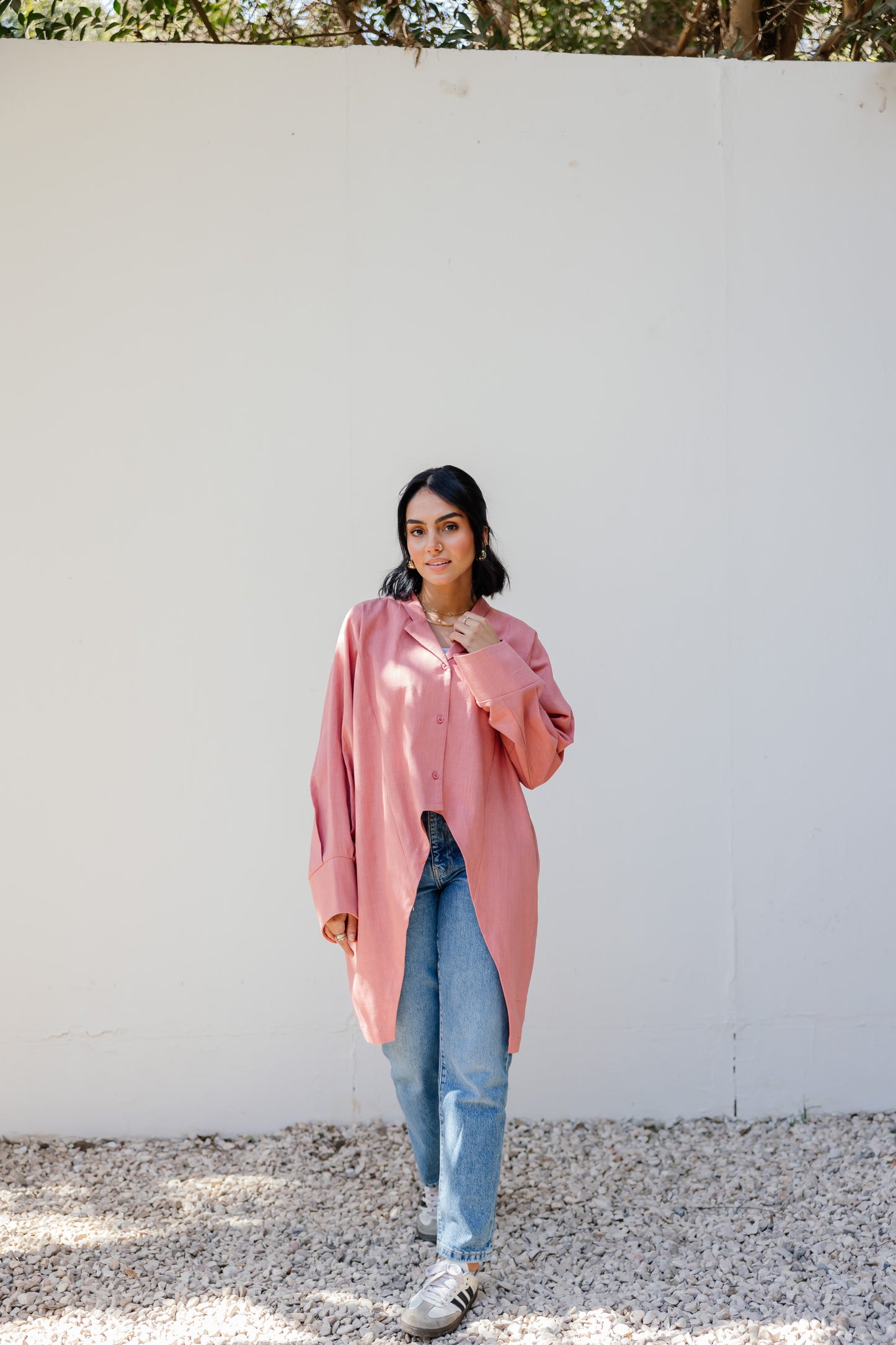 Pretty girl blouse in Peach