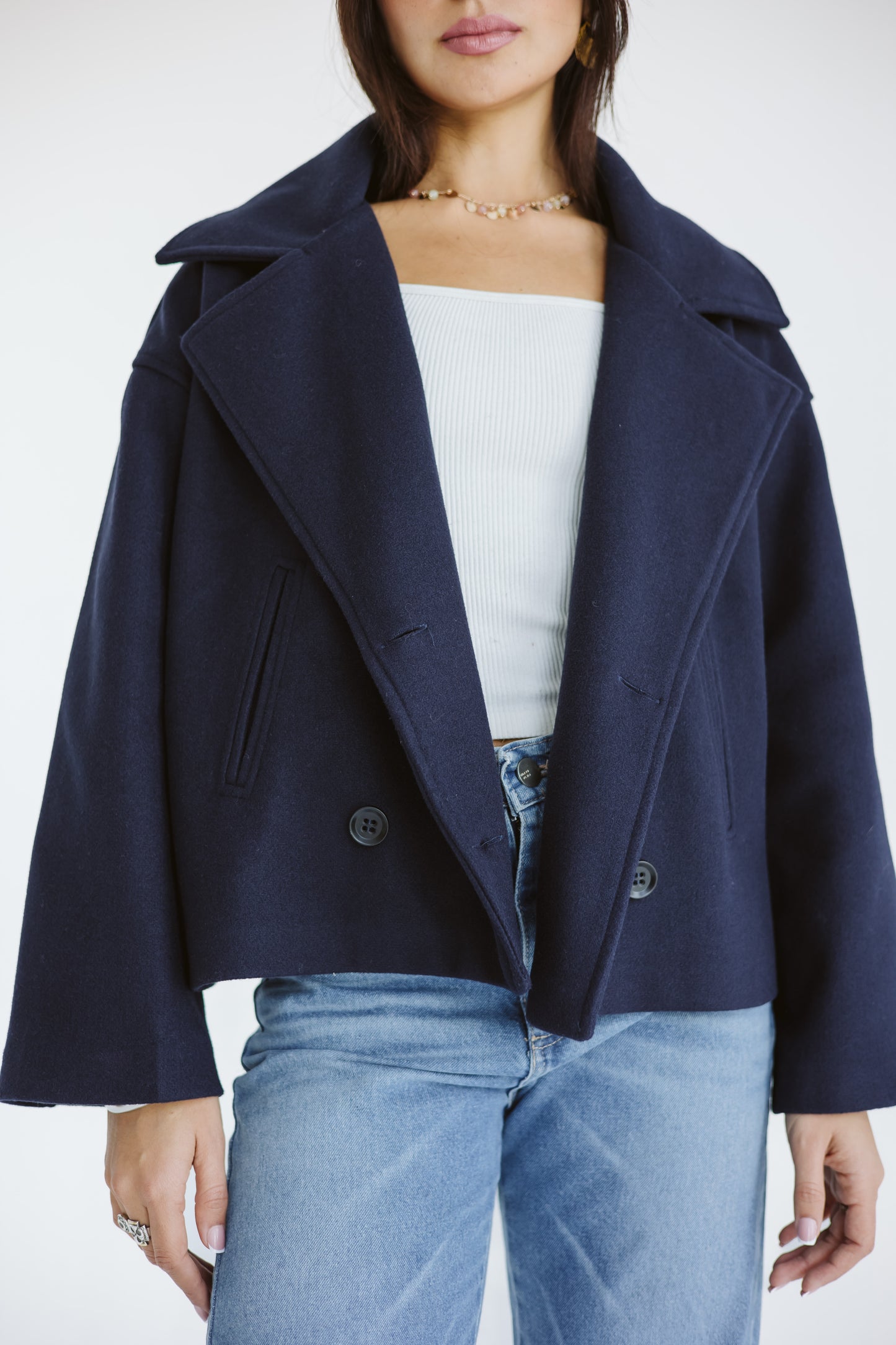 Snug jacket in Navy