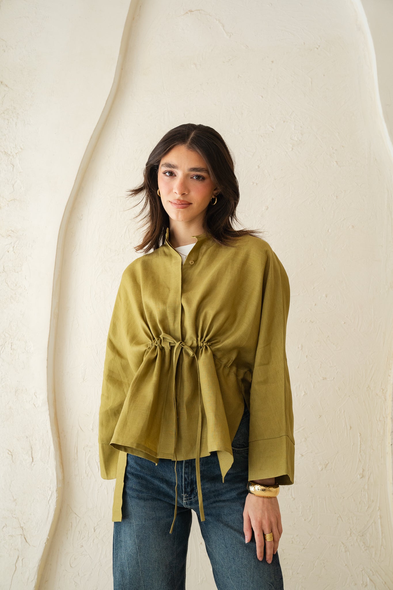 Sun-Kissed Blouse in Lime