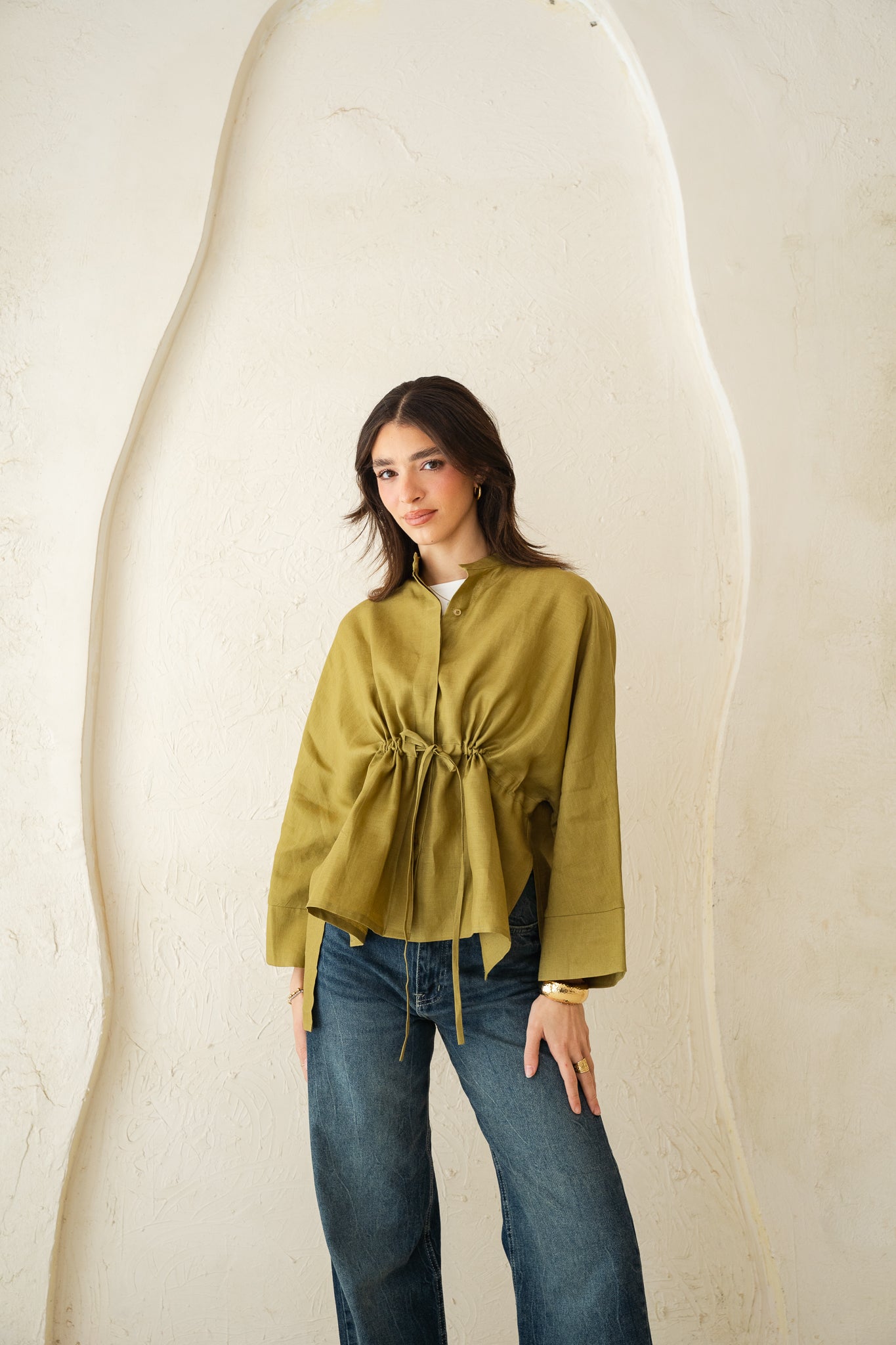 Sun-Kissed Blouse in Lime
