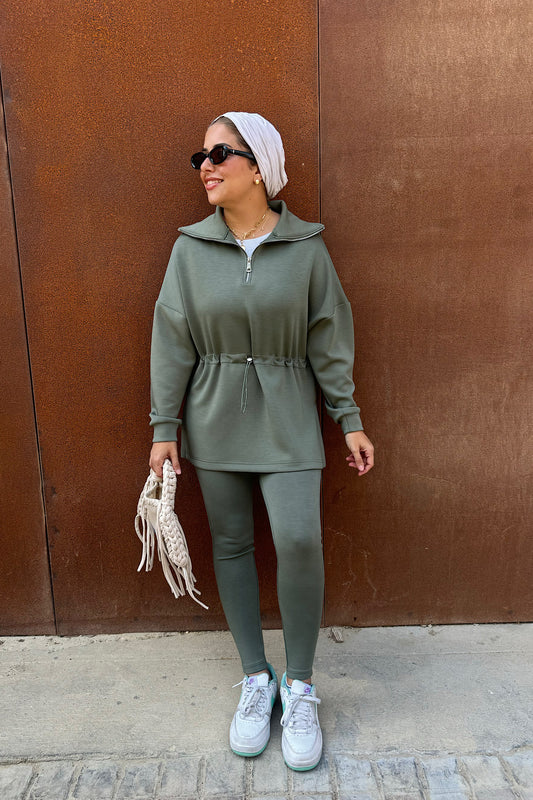 The Leisure Set in Olive