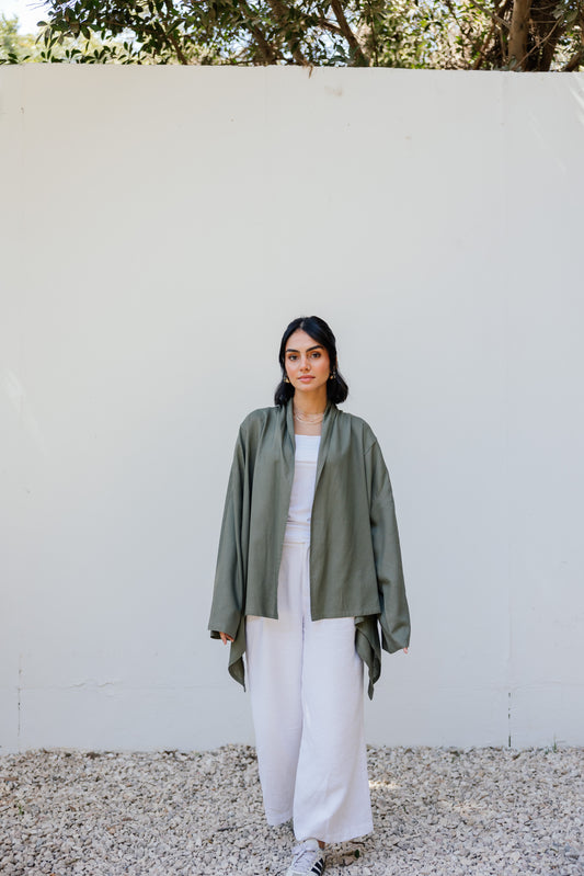 Good feels kimono in olive