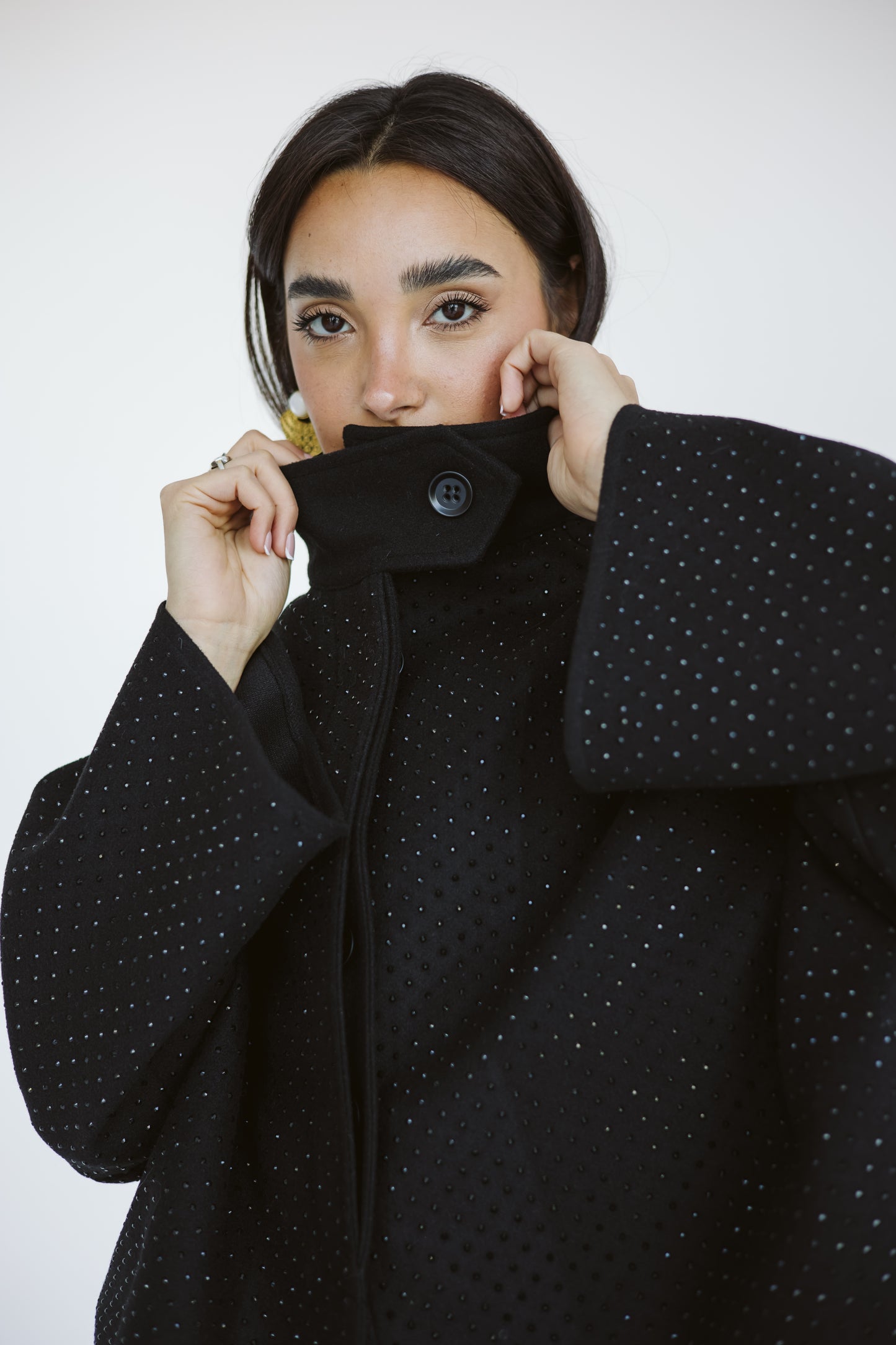 Chaser studded cape
