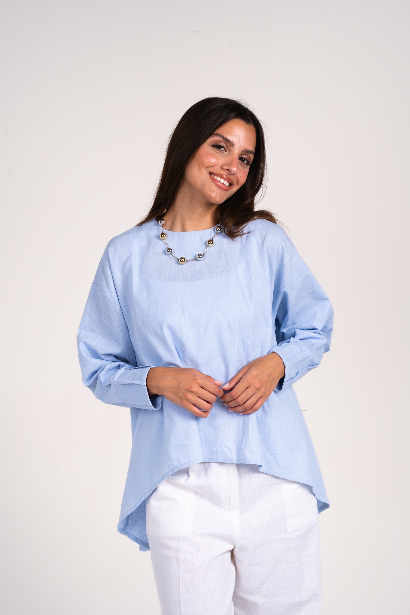 Everyday blouse in Baby Blue
