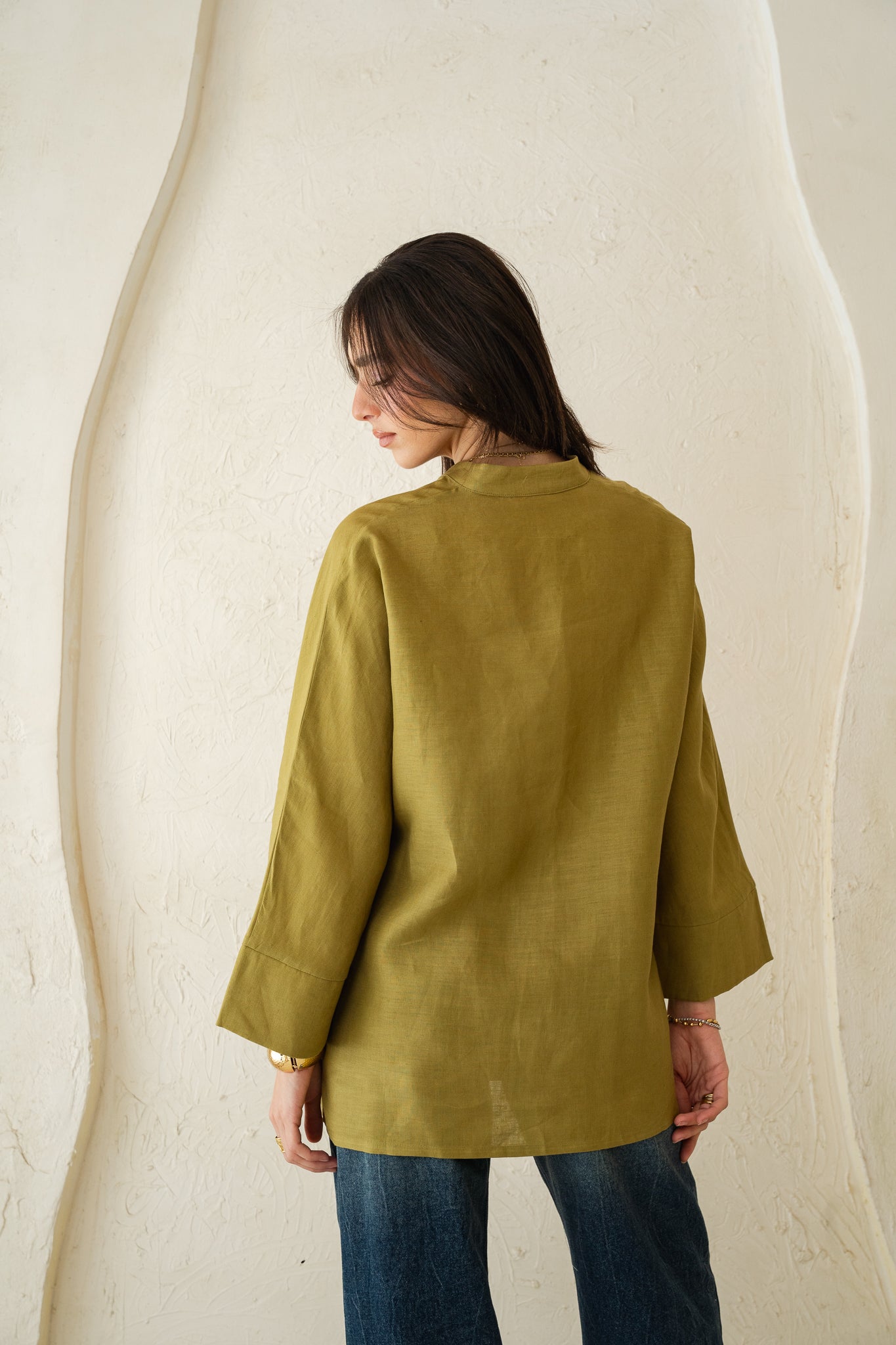 Sun-Kissed Blouse in Lime