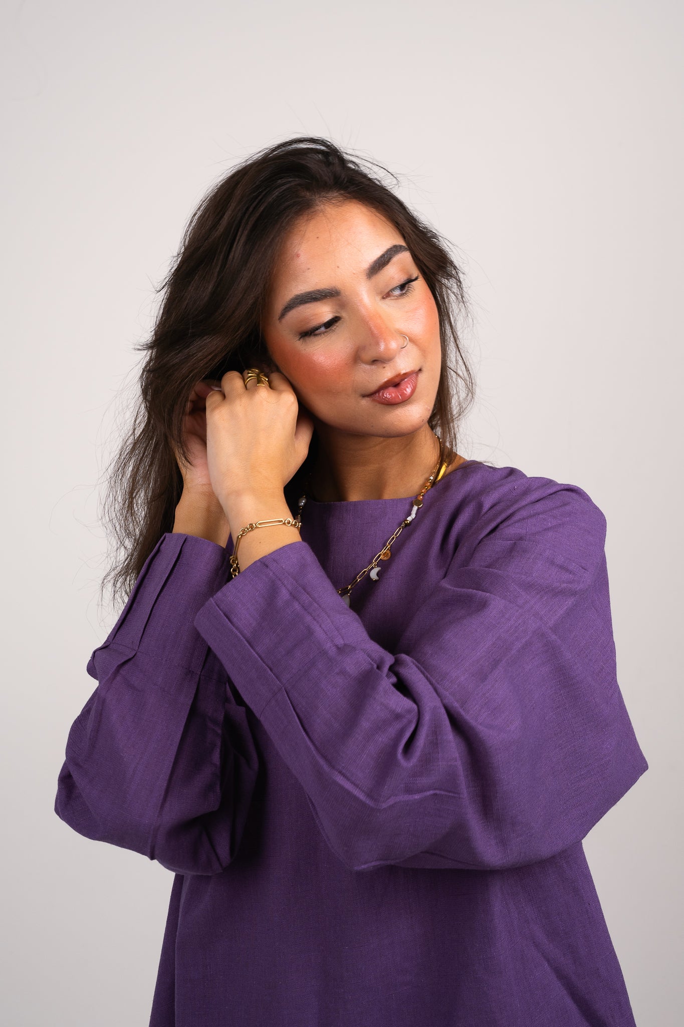 Everyday blouse in Purple