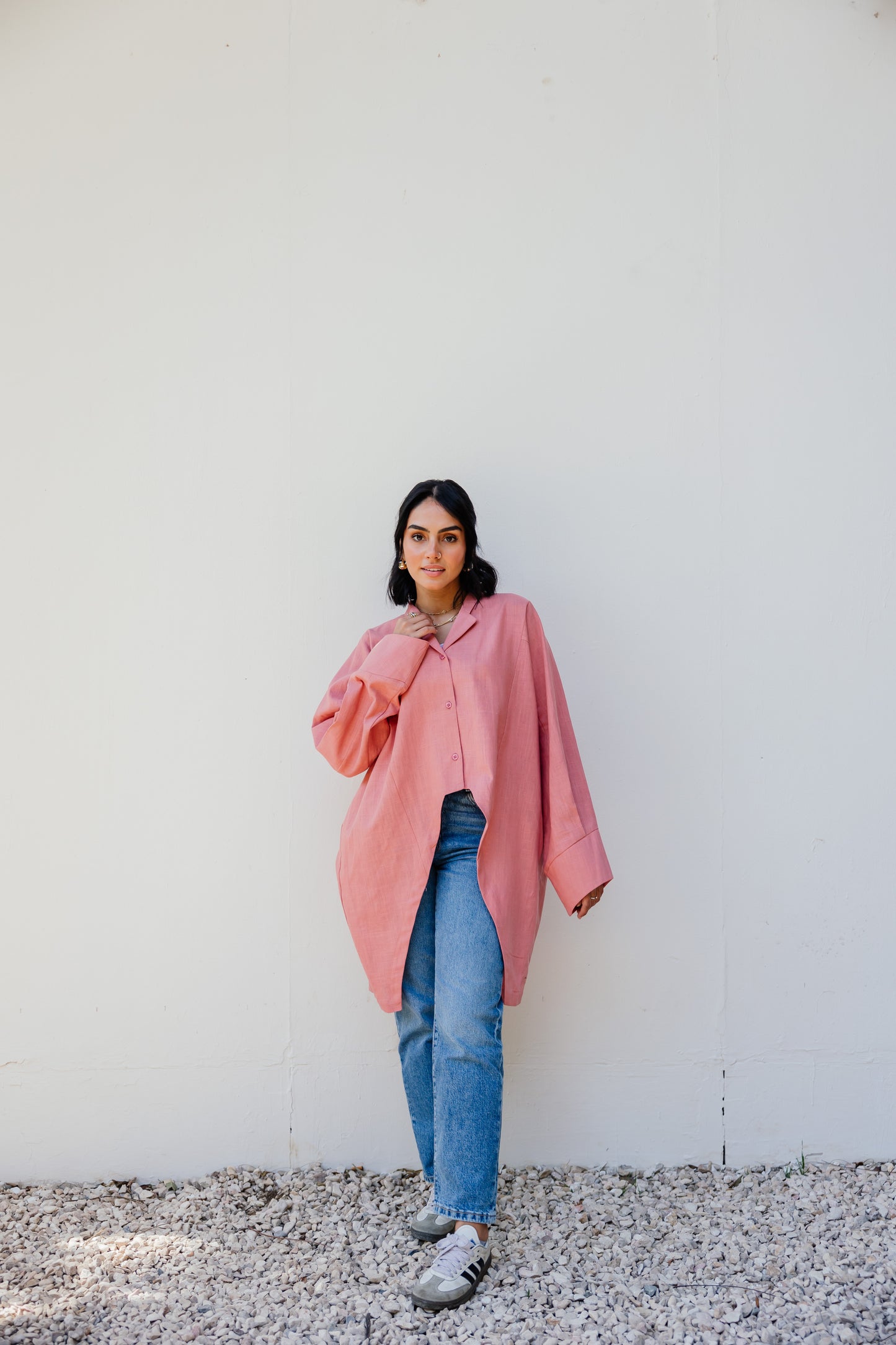 Pretty girl blouse in Peach