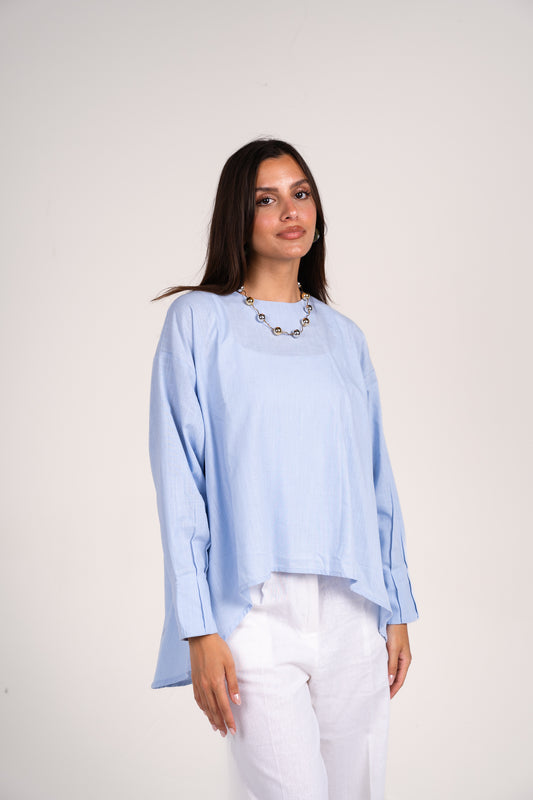 Everyday blouse in Baby Blue
