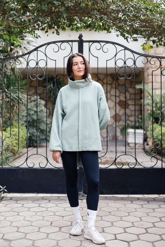 All i need pullover in mint