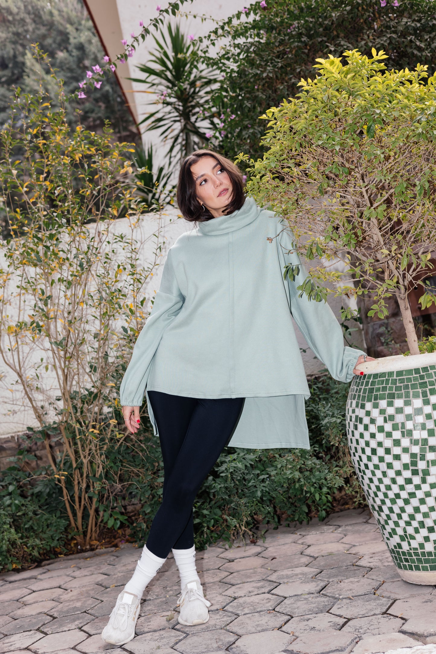 All i need pullover in mint