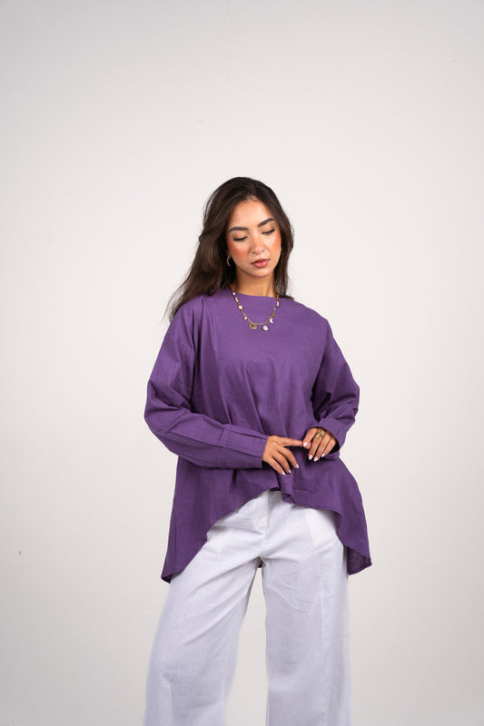 Everyday blouse in Purple