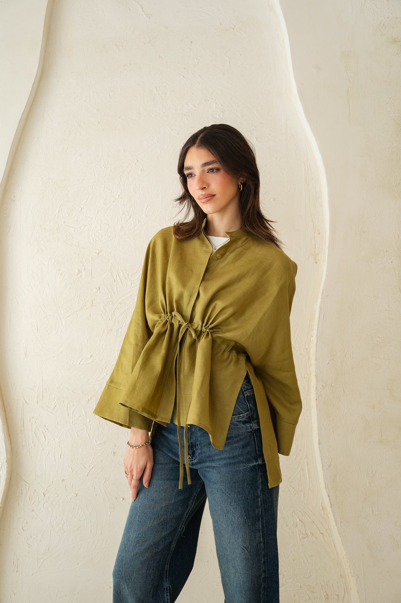 Sun-Kissed Blouse in Lime
