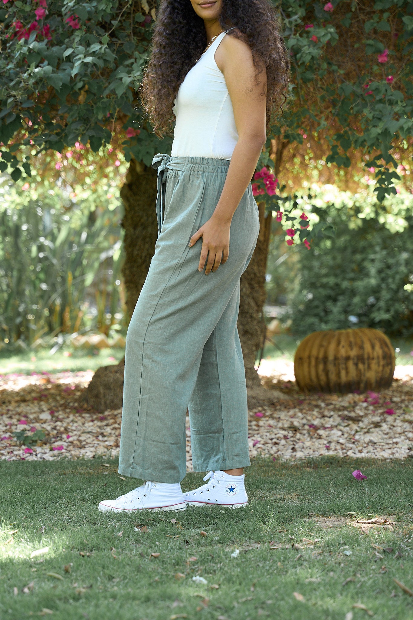 Go-To Linen Pants in Olive
