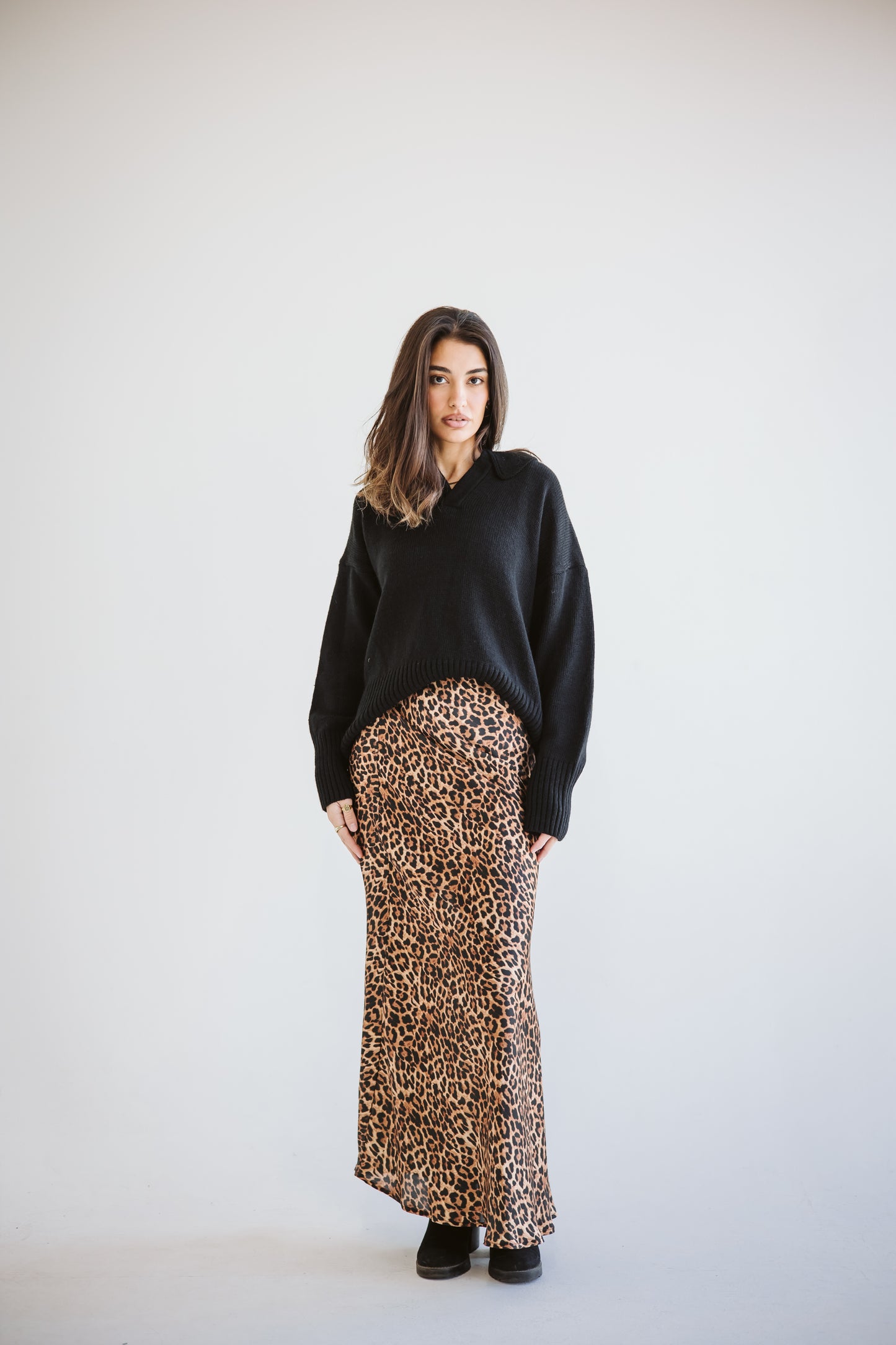 Leopard skirt