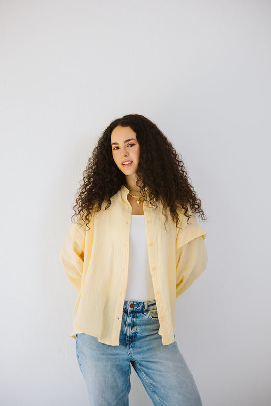 Muslin Shirt in Yellow