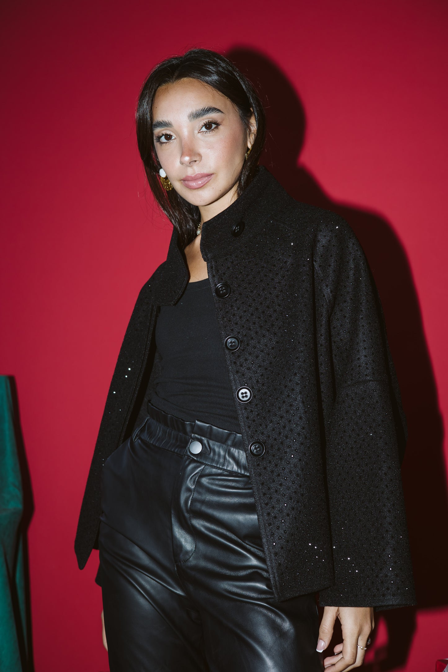 Chaser studded cape
