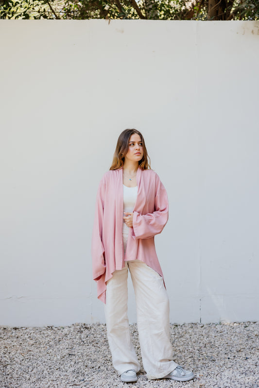 Good feels kimono in Blush
